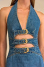ESTELLE DRESS - STONE WASH