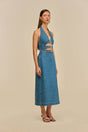 ESTELLE DRESS - STONE WASH