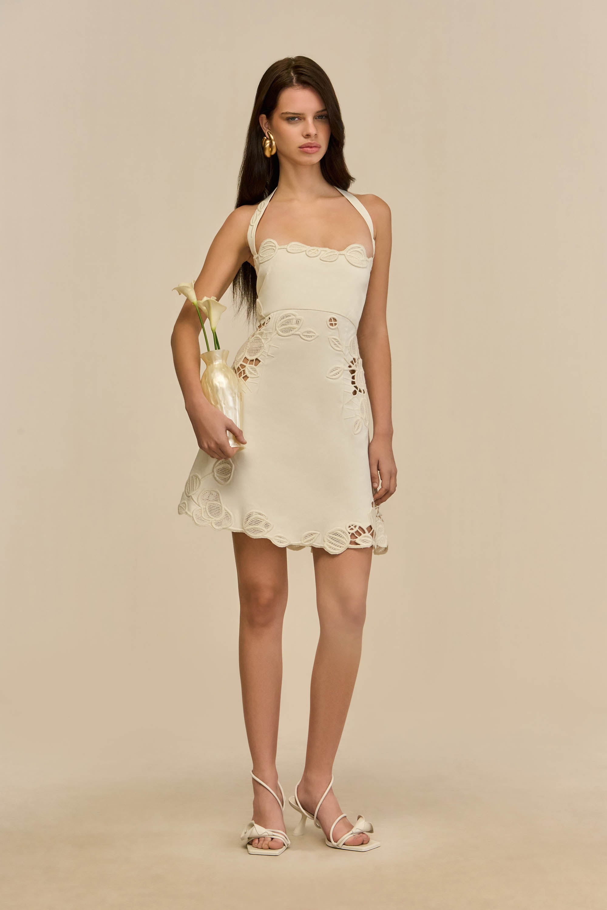POPPY DRESS - OFF WHITE