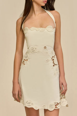 POPPY DRESS - OFF WHITE