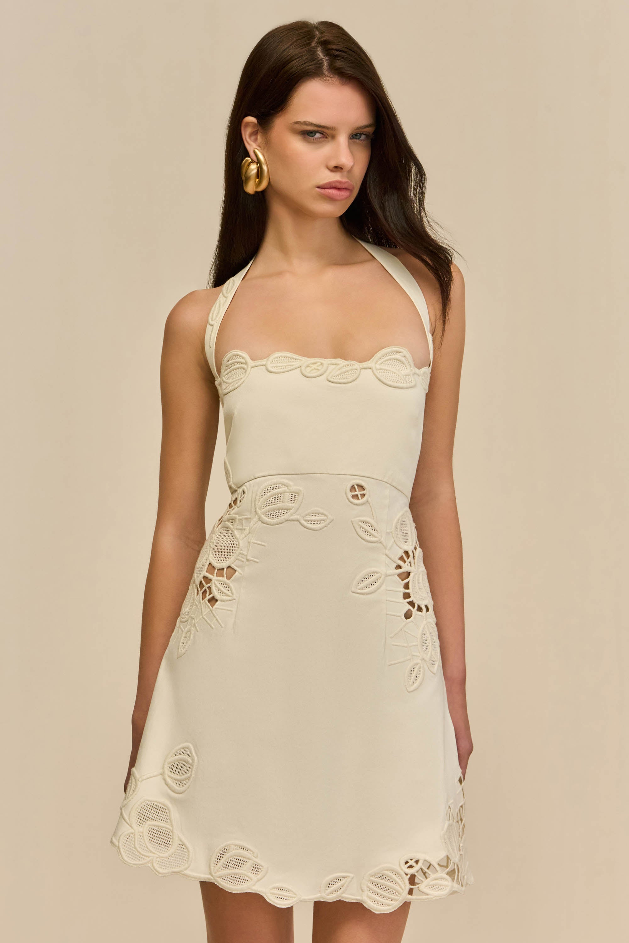 POPPY DRESS - OFF WHITE