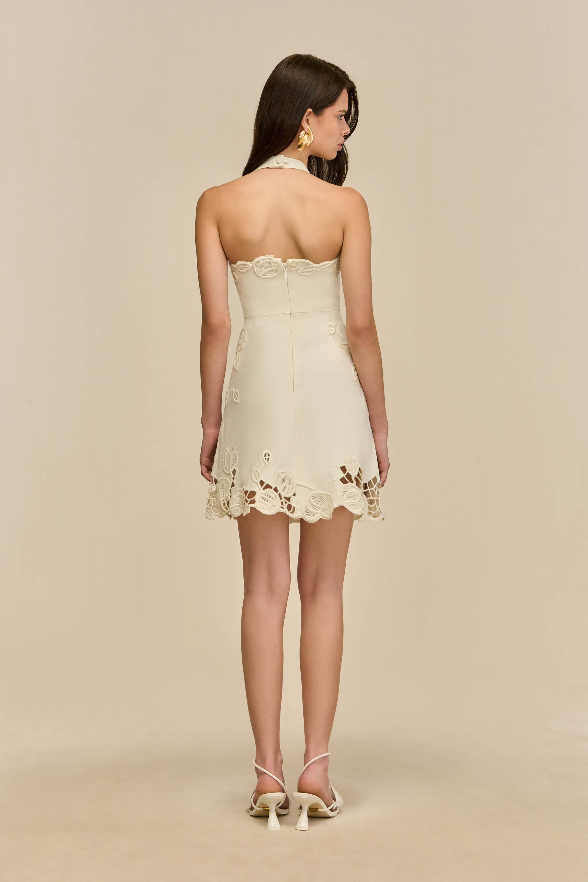 POPPY DRESS - OFF WHITE