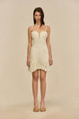 HENLEY DRESS - OFF WHITE