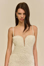 HENLEY DRESS - OFF WHITE