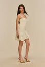 HENLEY DRESS - OFF WHITE