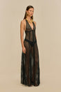 MALIKA COVERUP DRESS - BLACK
