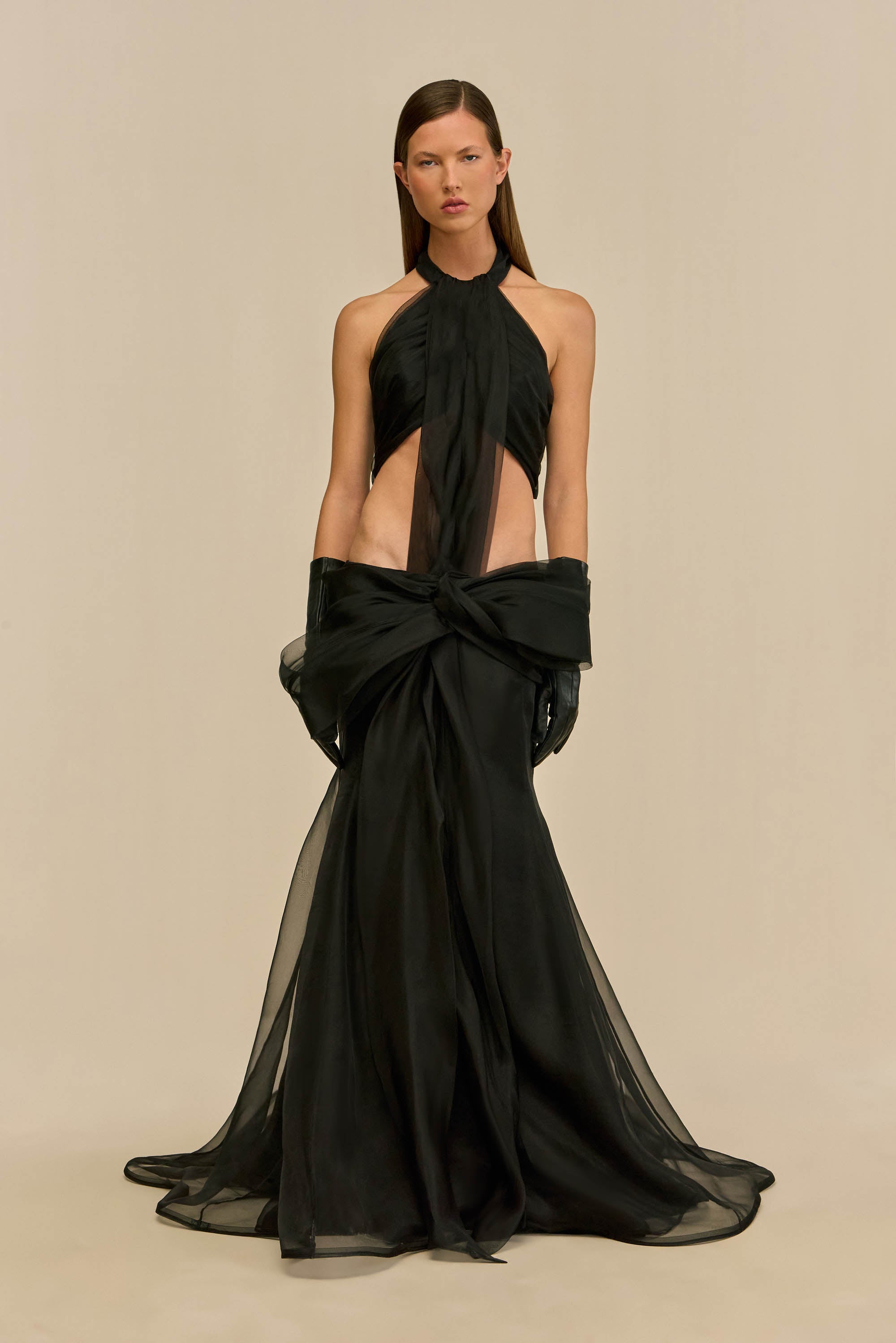 cult gaia satin dress RAISA GOWN
