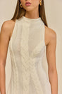 MOLLIE KNIT DRESS - OFF WHITE