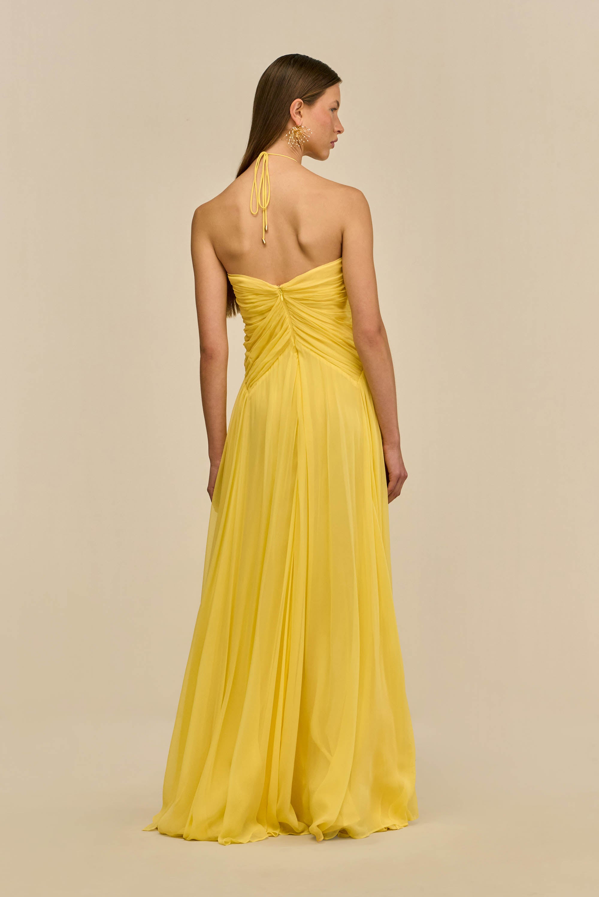 RITZ DRESS - CANARY