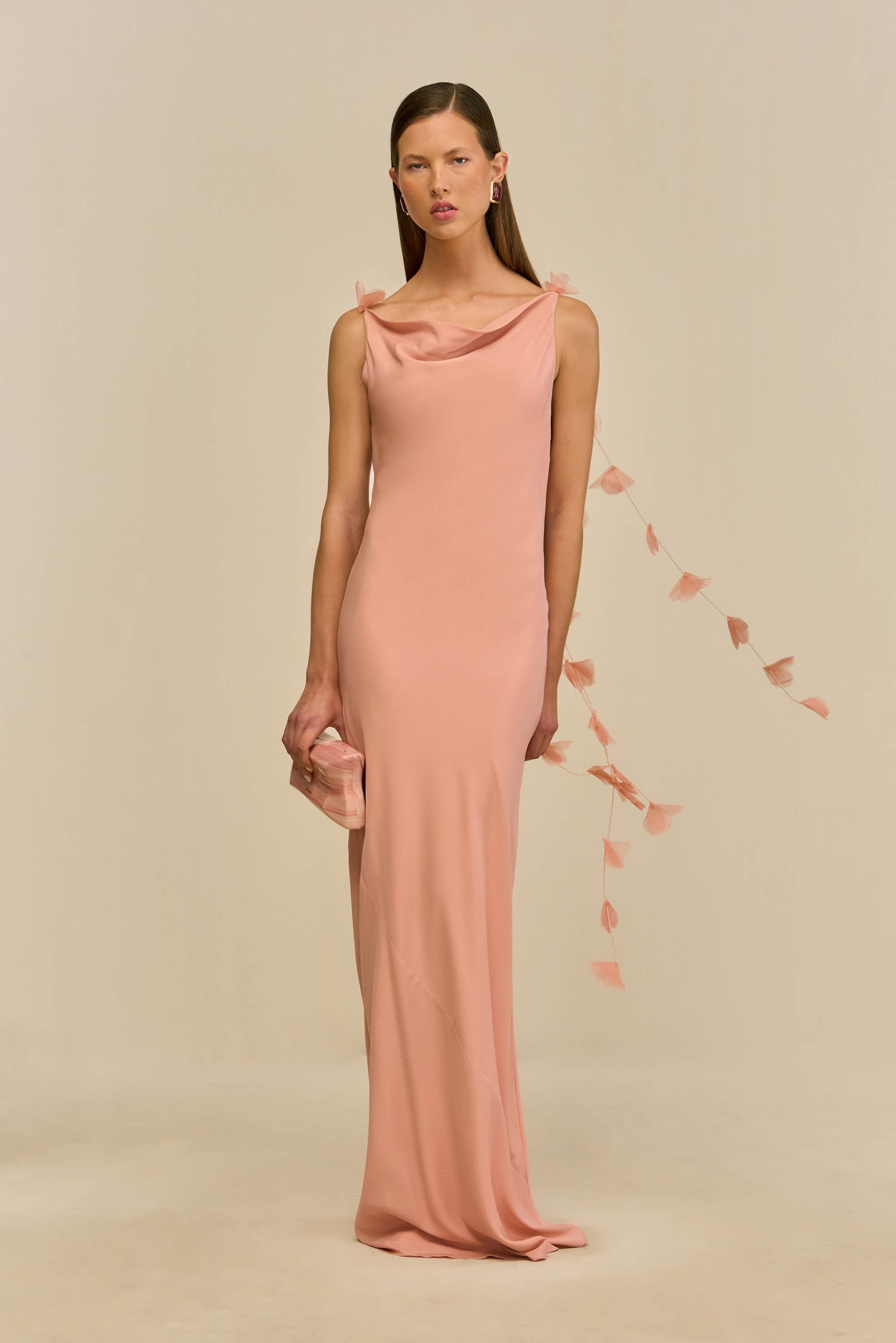 NYMERIA GOWN - PETAL PINK