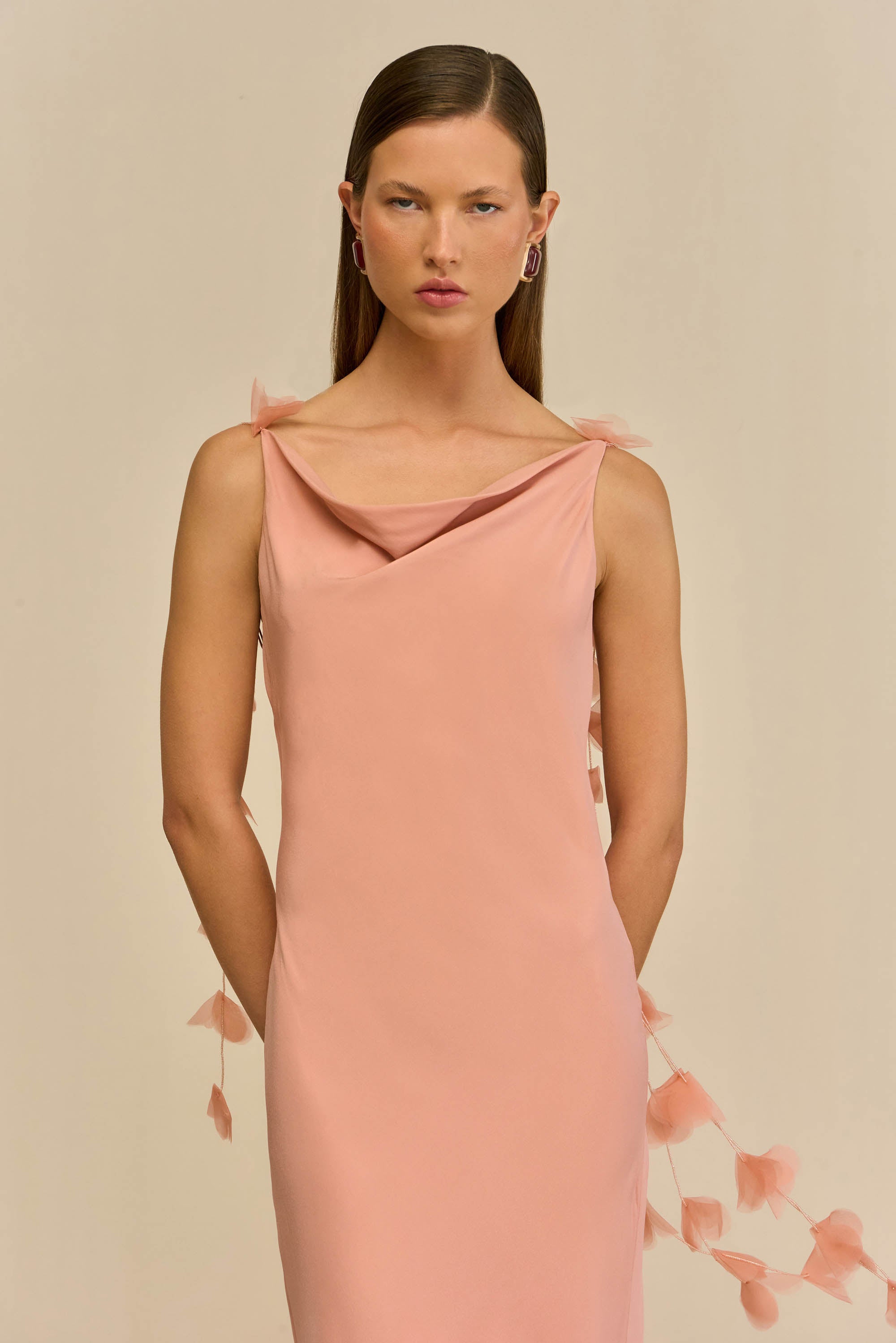 NYMERIA GOWN - PETAL PINK