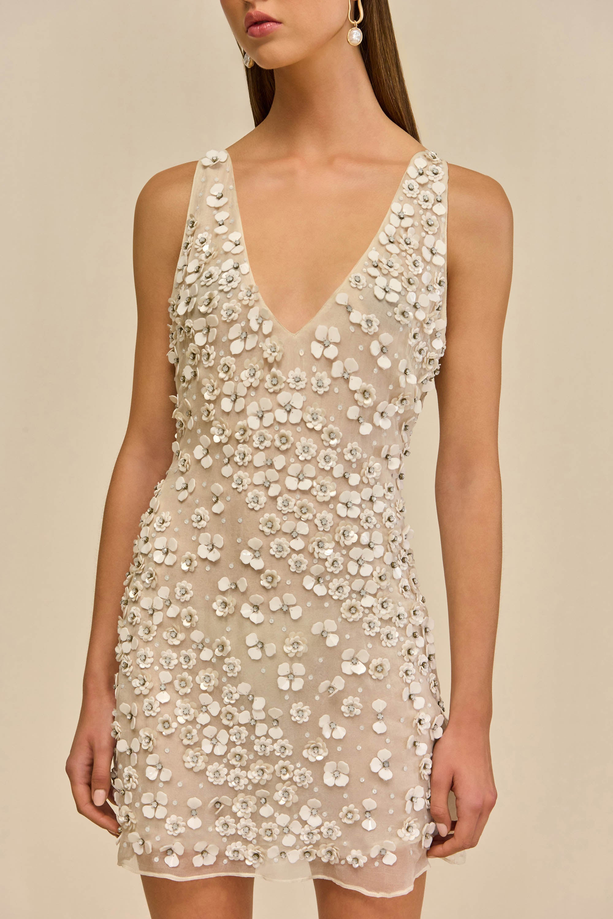 SAPPHIRA DRESS - OFF WHITE