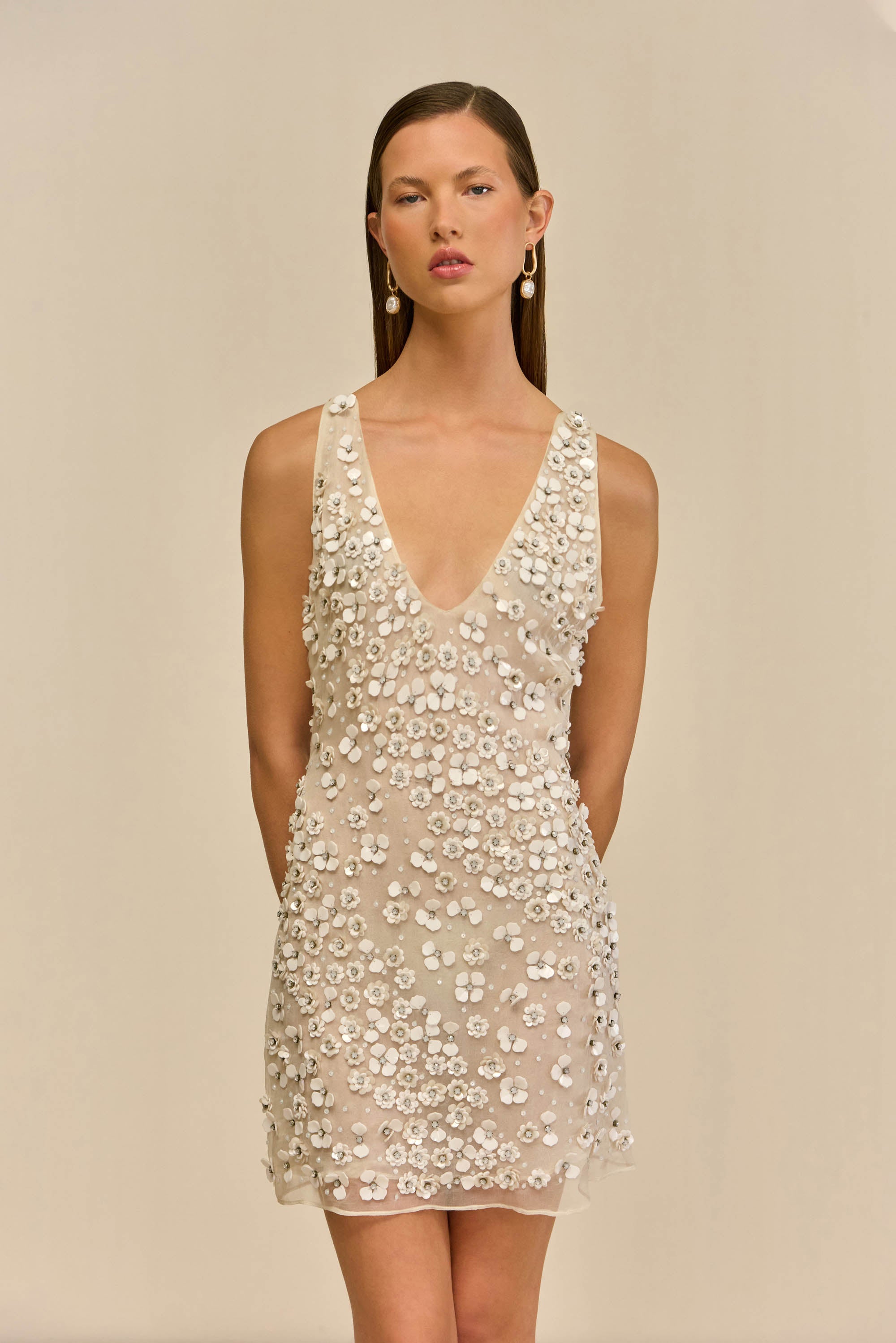 SAPPHIRA DRESS - OFF WHITE