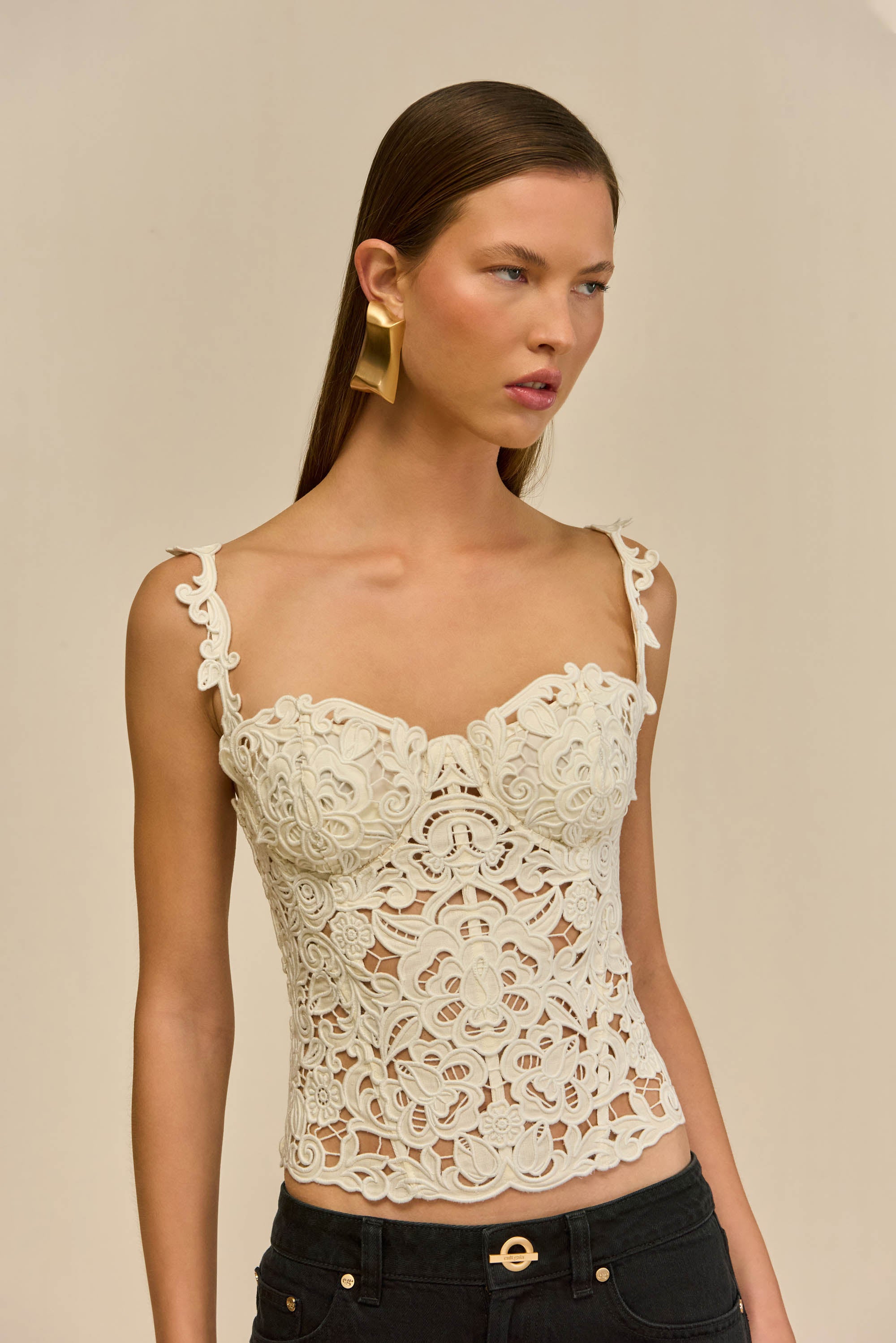 ZAIRE TOP - OFF WHITE