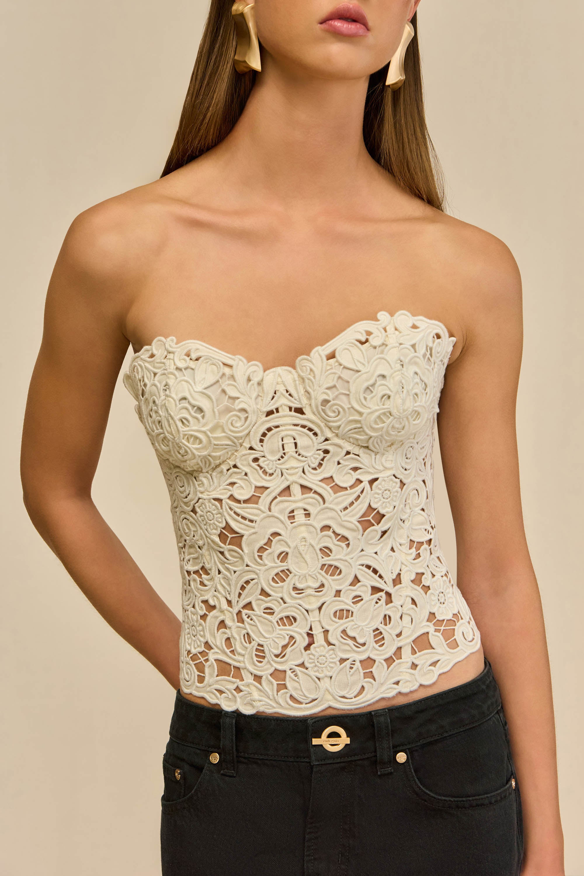 ZAIRE TOP - OFF WHITE