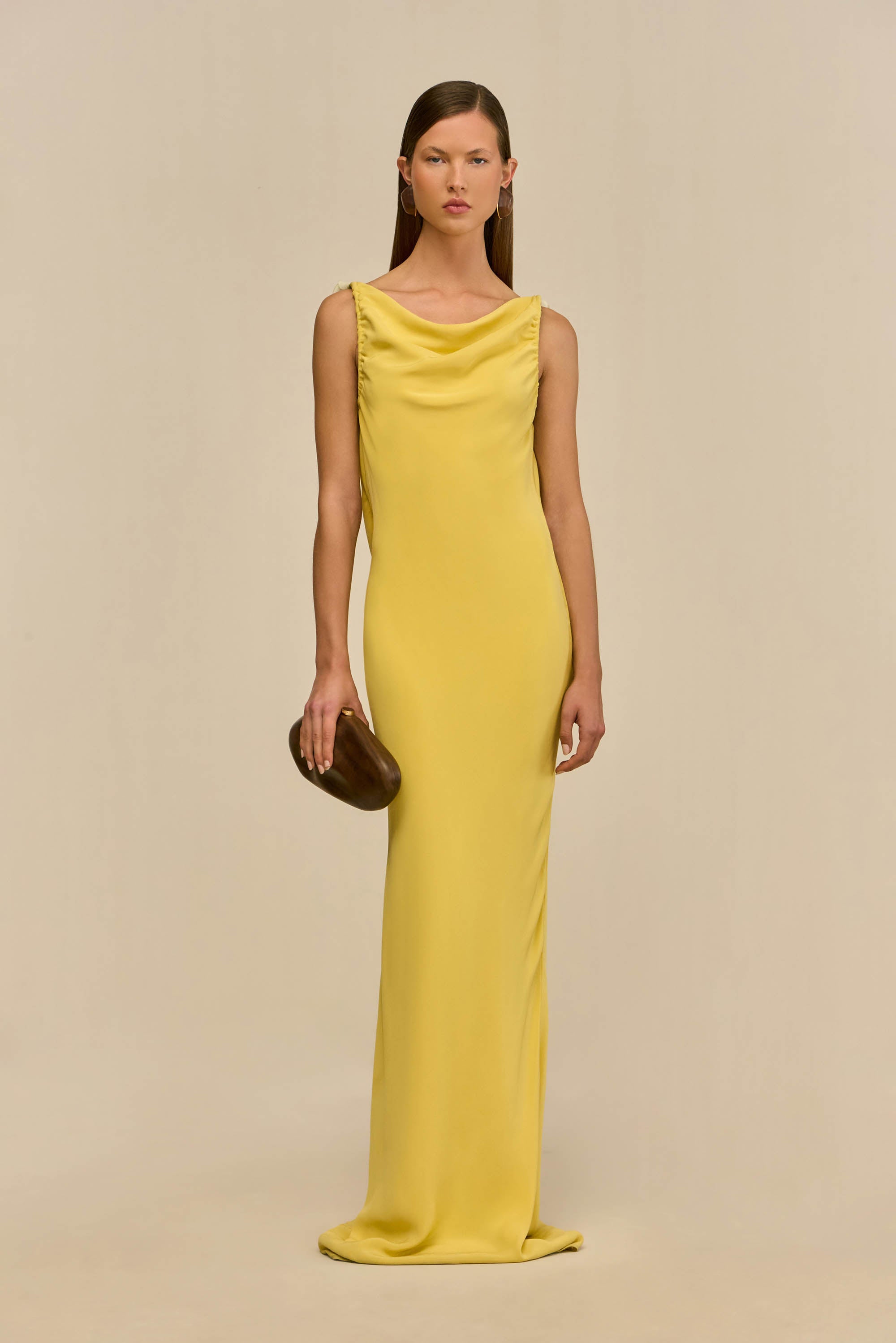CELESTINA GOWN - CANARY