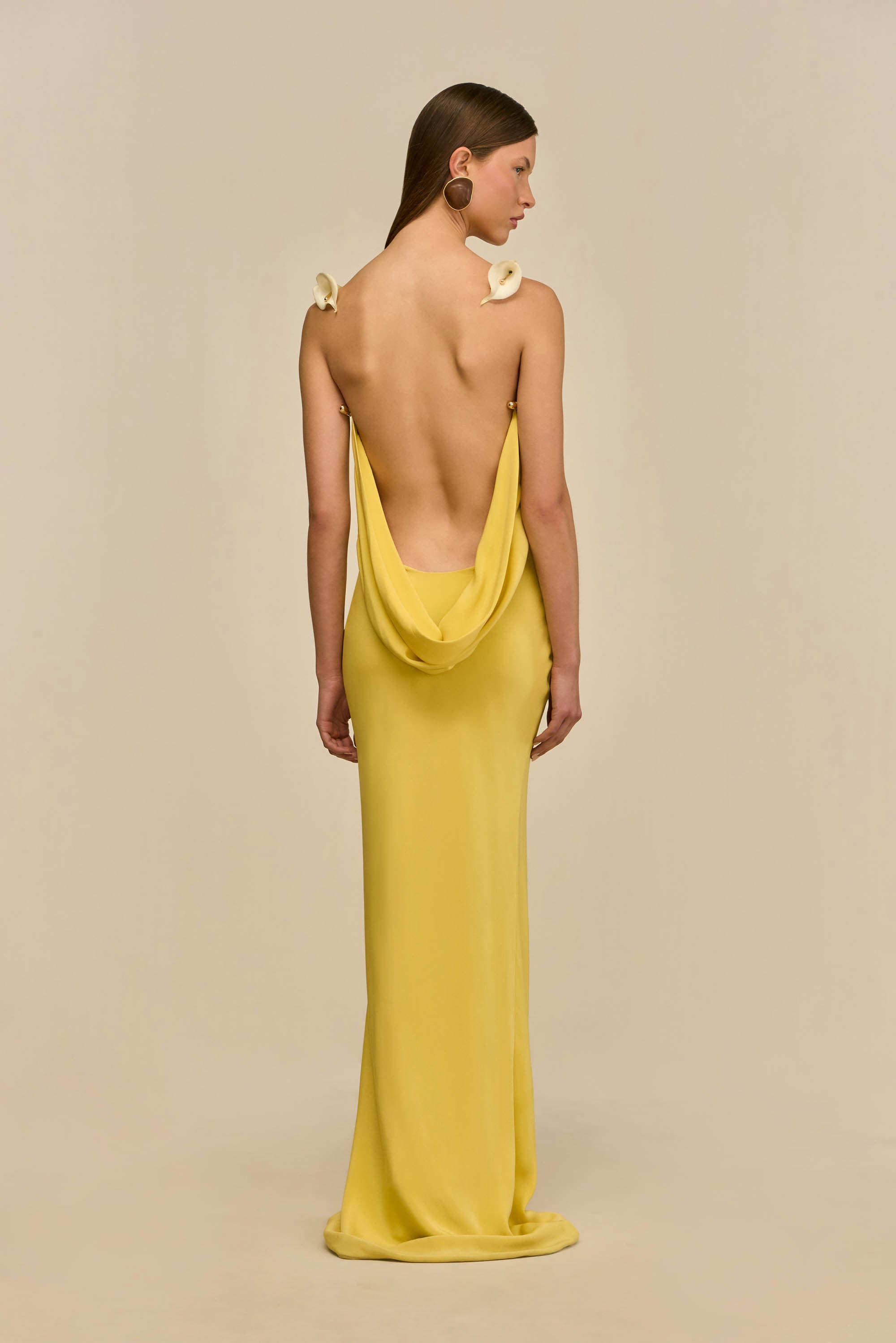 CELESTINA GOWN - CANARY