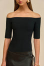 SANDERS TOP - BLACK