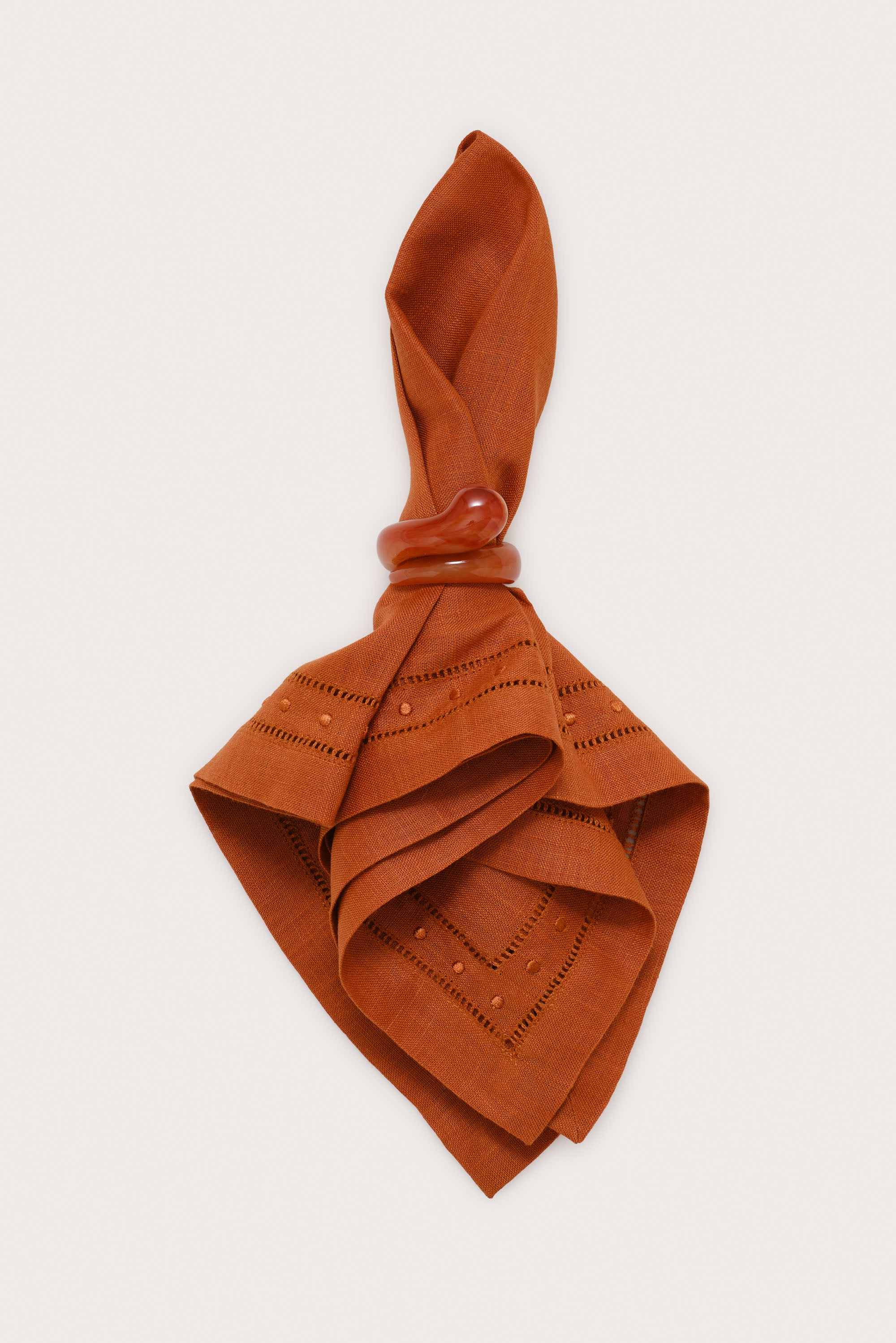 KARINA NAPKIN RINGS - TERRACOTTA