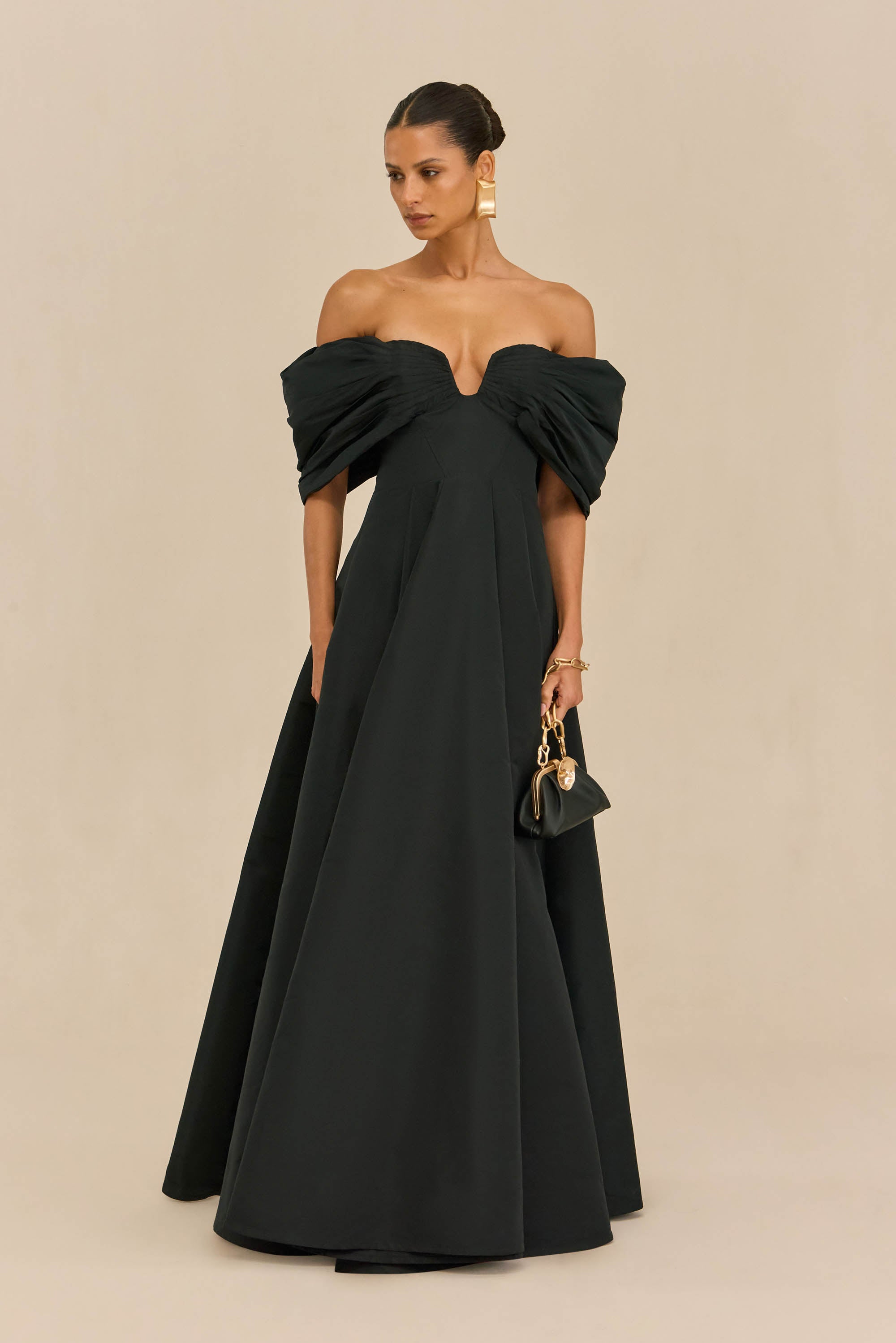 AVIVA GOWN - BLACK