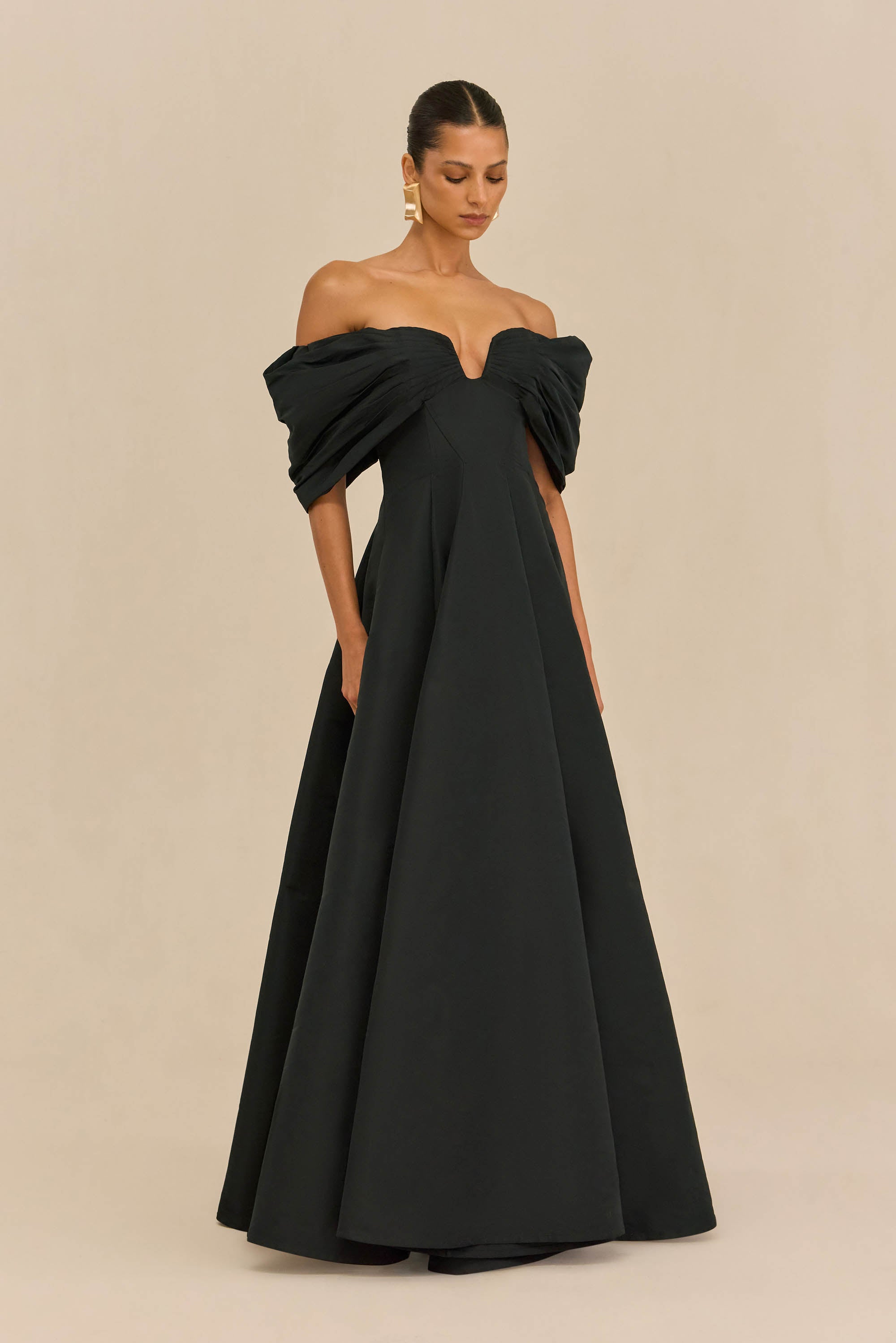 AVIVA GOWN - BLACK