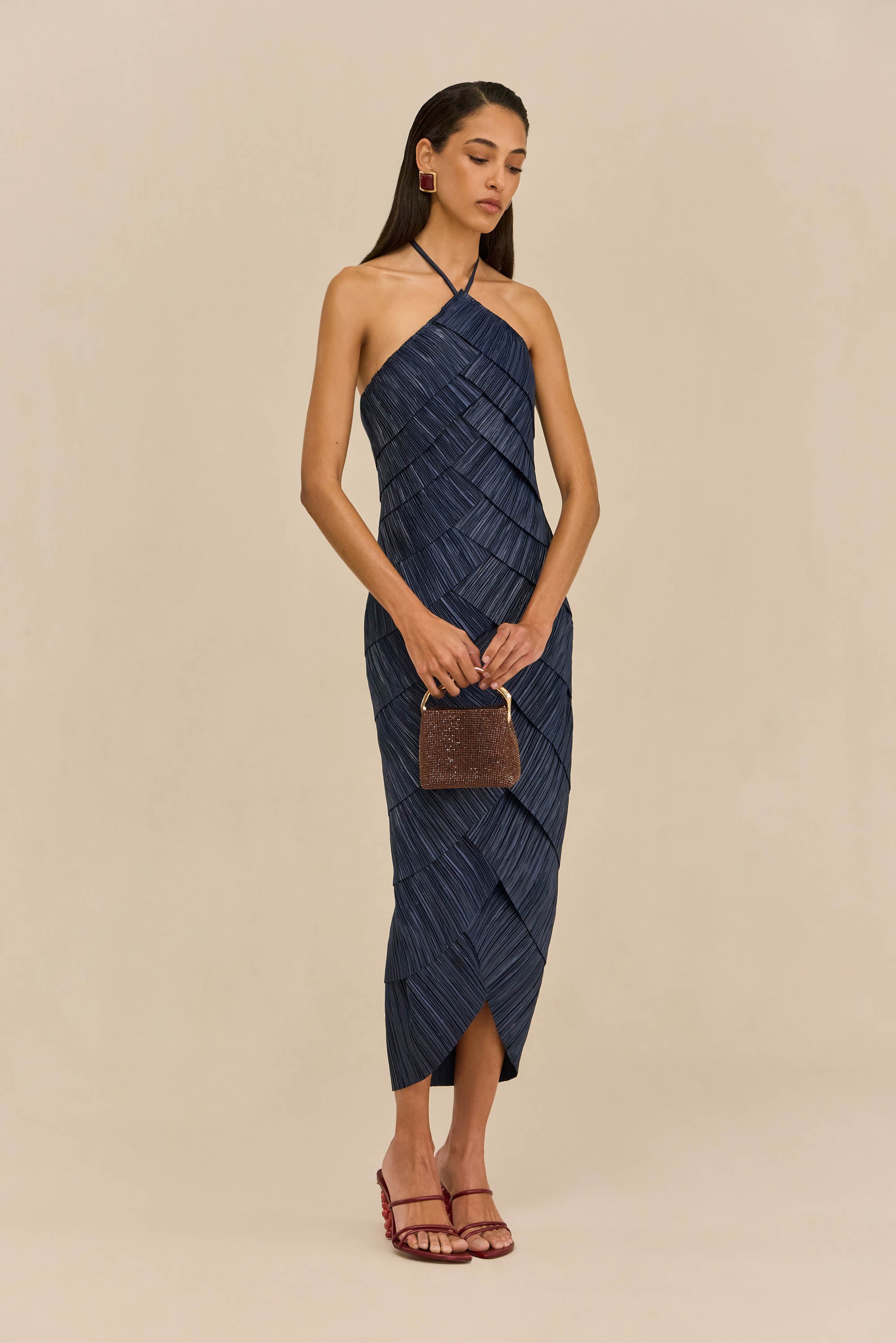 PATRIZIA DRESS - DEEP LAKE