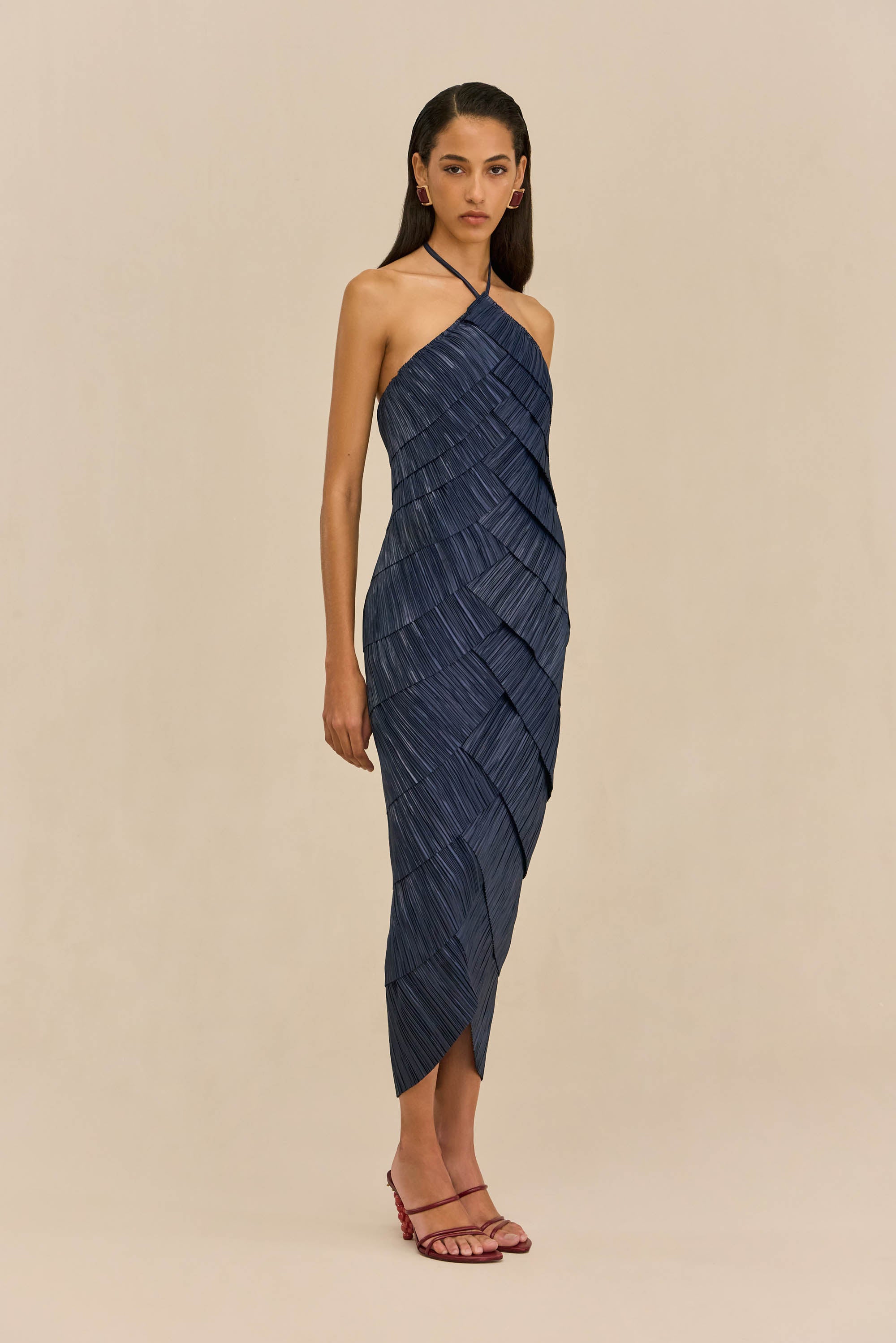 PATRIZIA DRESS - DEEP LAKE