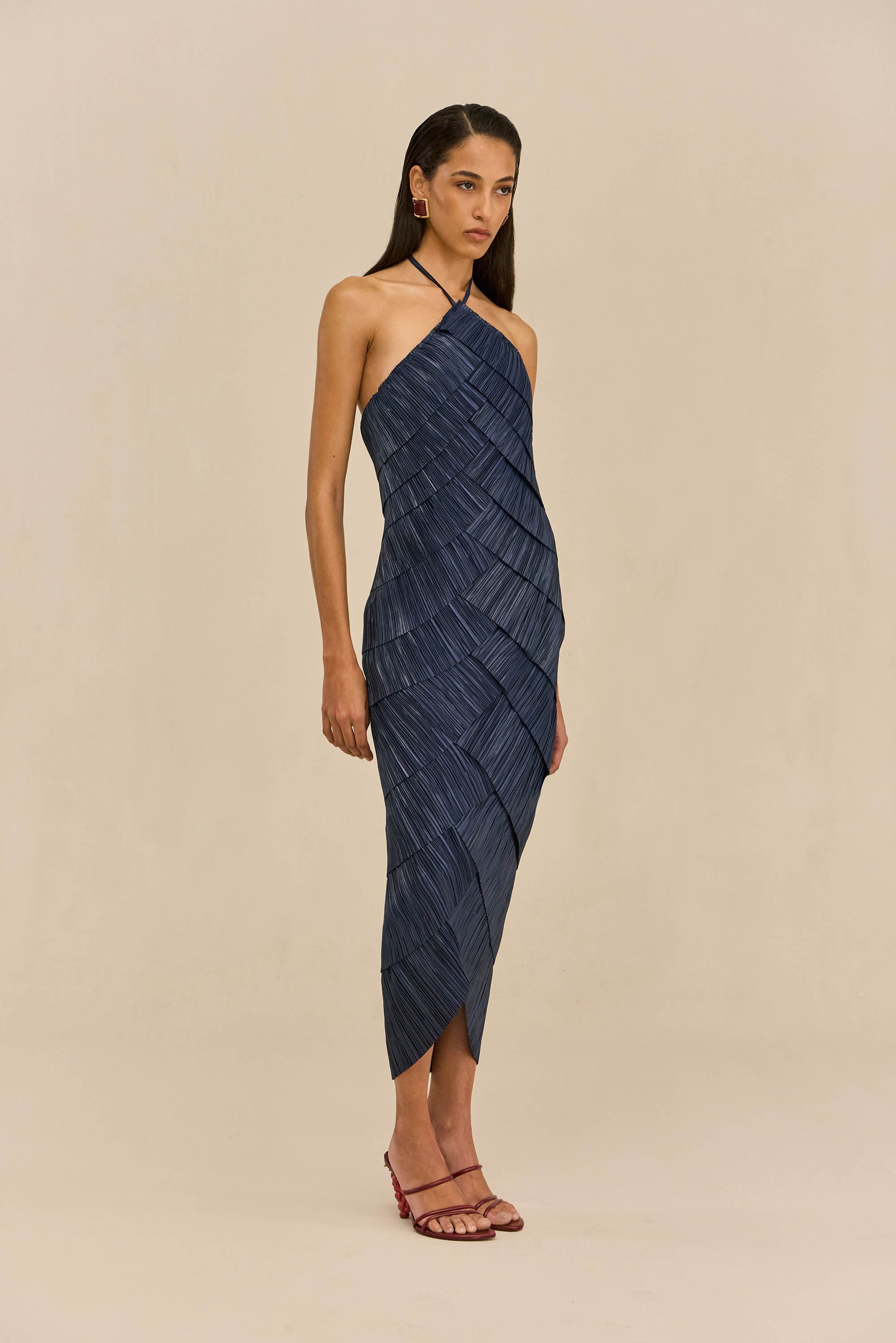 PATRIZIA DRESS - DEEP LAKE