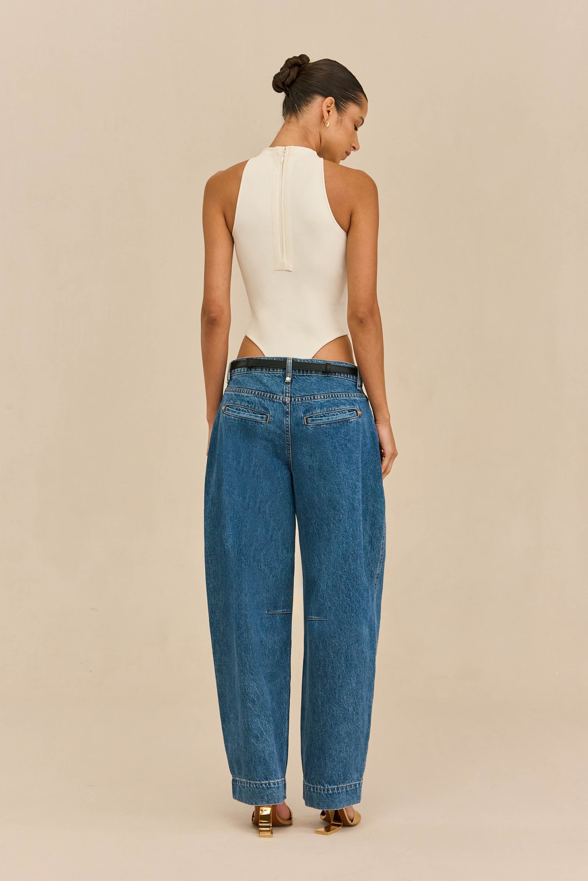 CASSIUS KNIT BODYSUIT - OFF WHITE