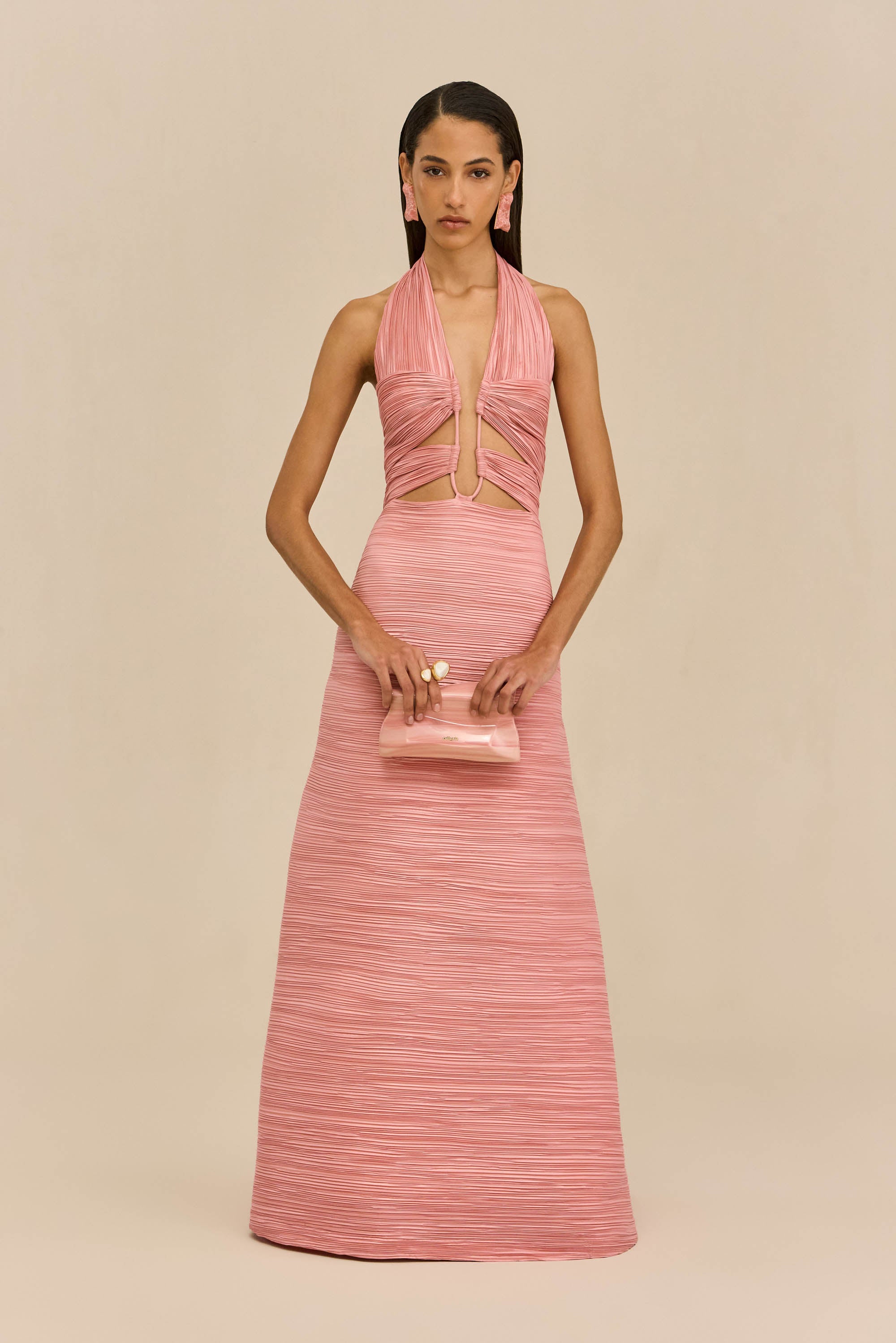 JAHZARA GOWN - PETAL PINK CULT GAIA JAHZARA GOWN - PETAL PINK CULT GAIA