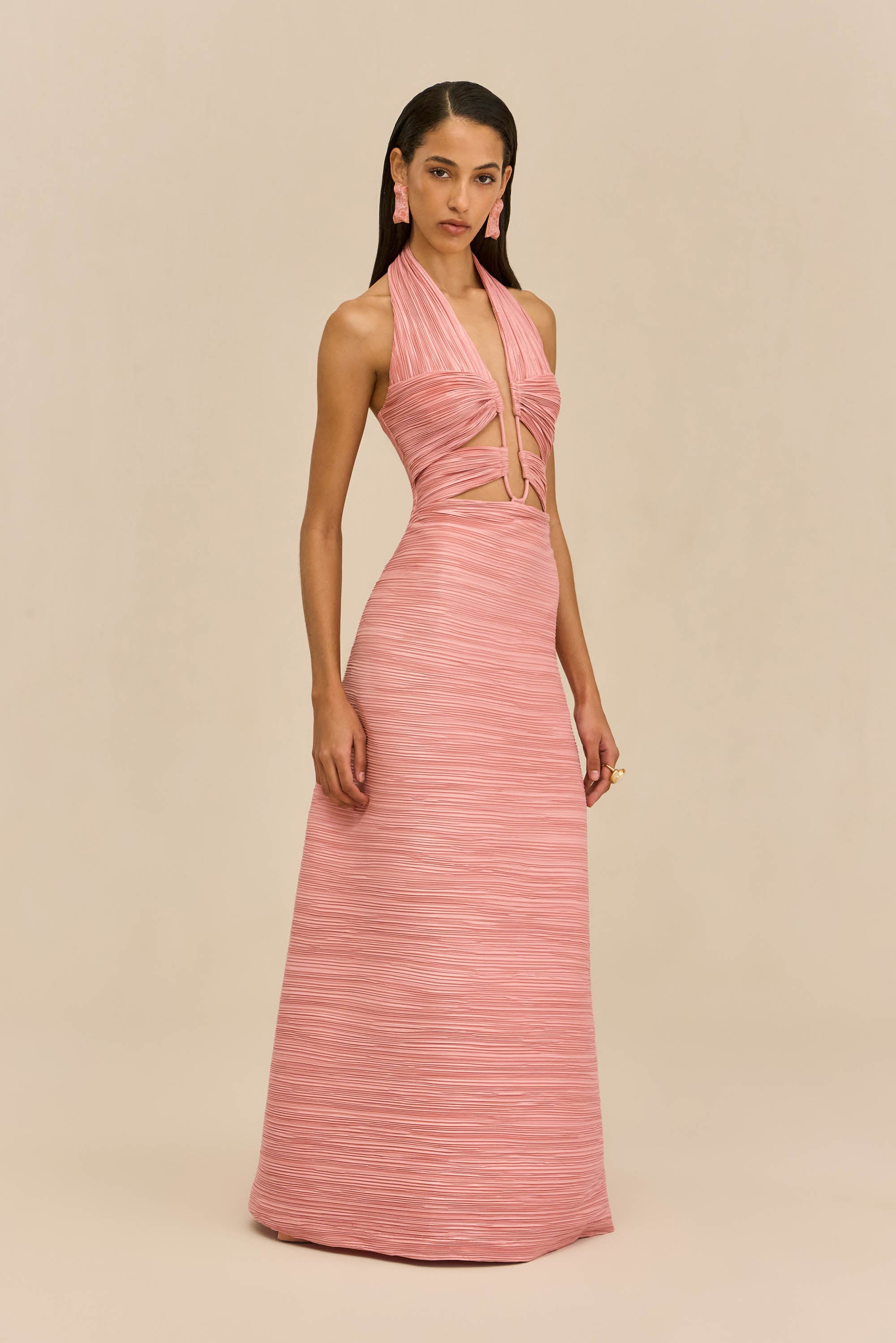 JAHZARA GOWN - PETAL PINK