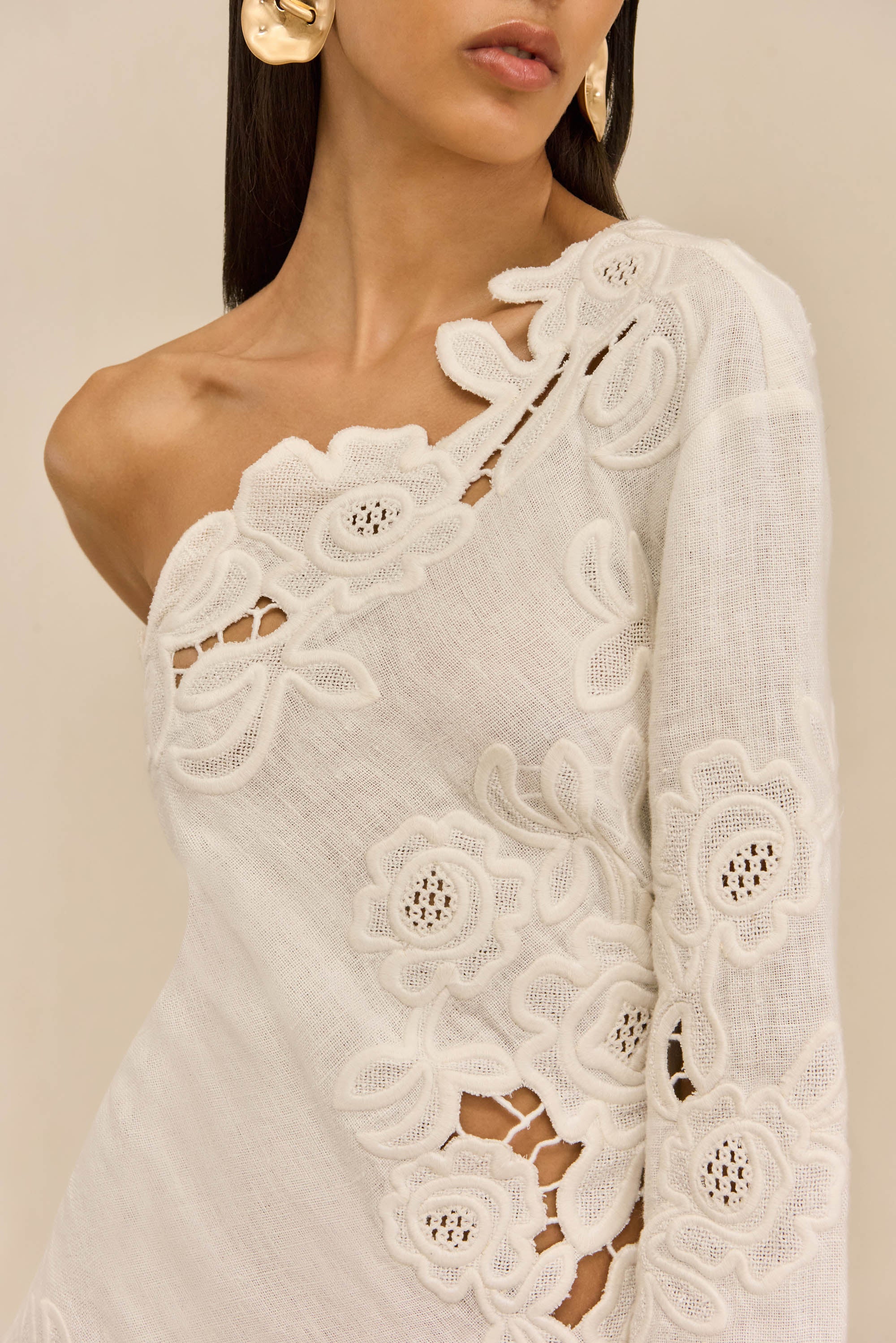 MARLENA DRESS - OFF WHITE