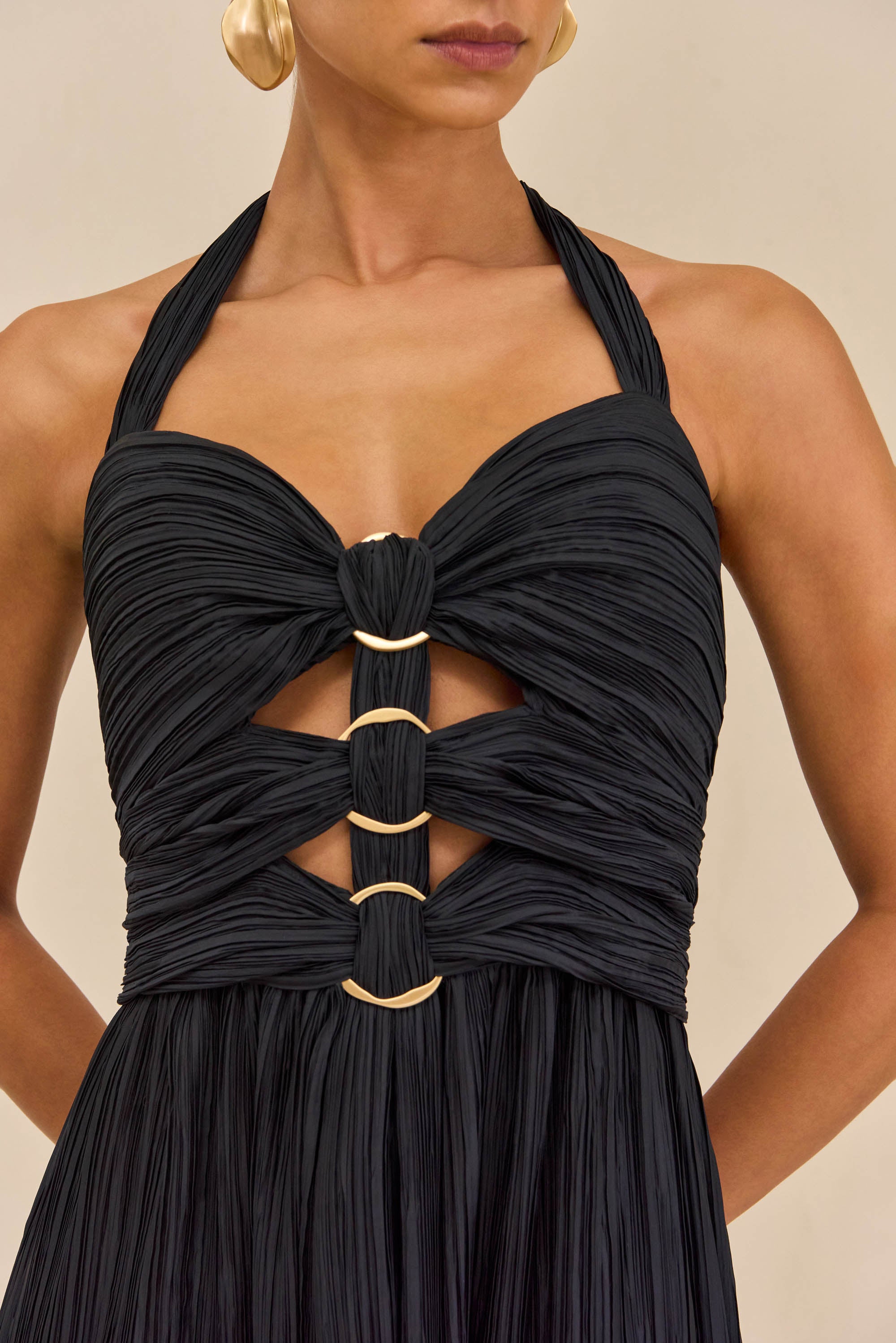 NAILAH GOWN - DEEP LAKE