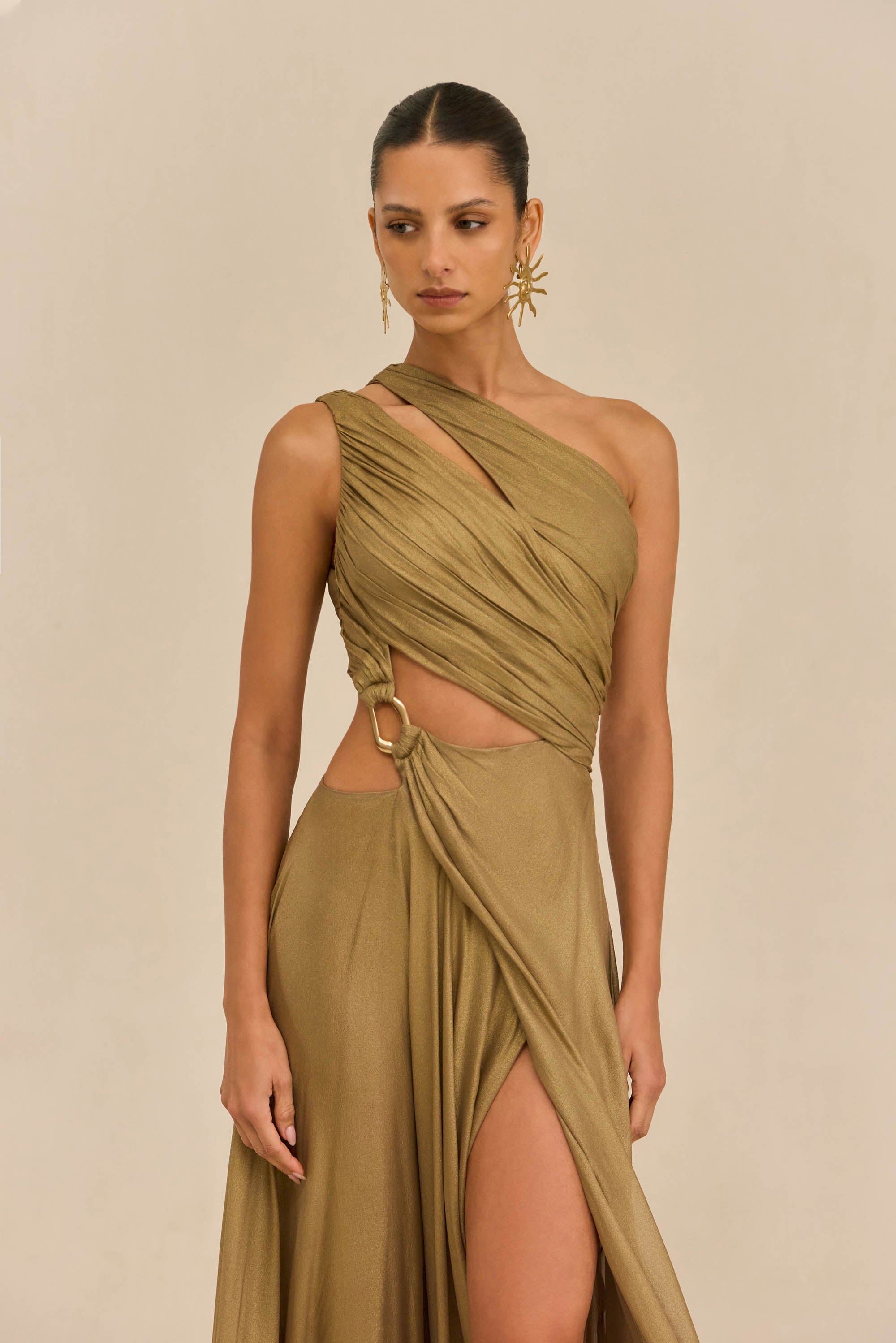 ZAN GOWN - GOLD FOIL