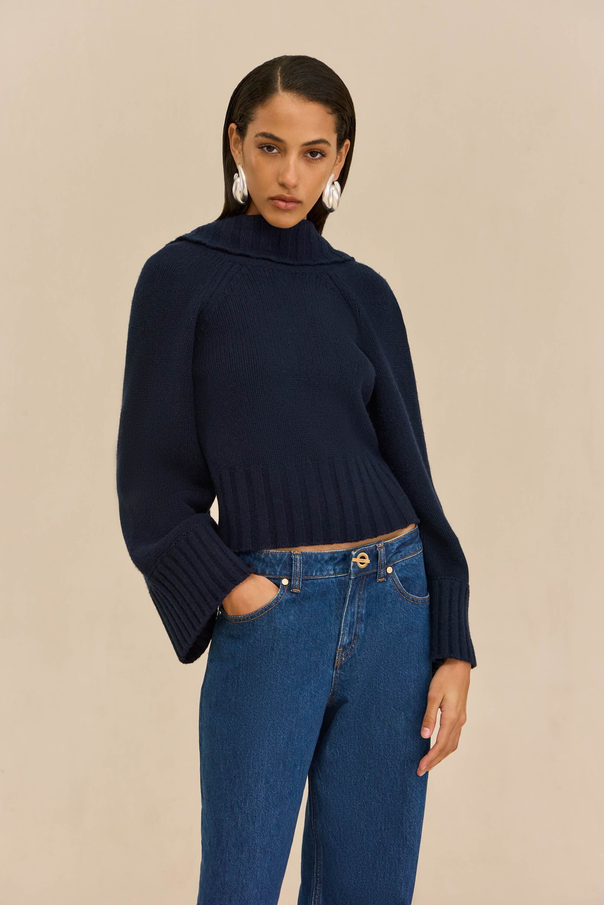 MILIKA SWEATER - DEEP LAKE