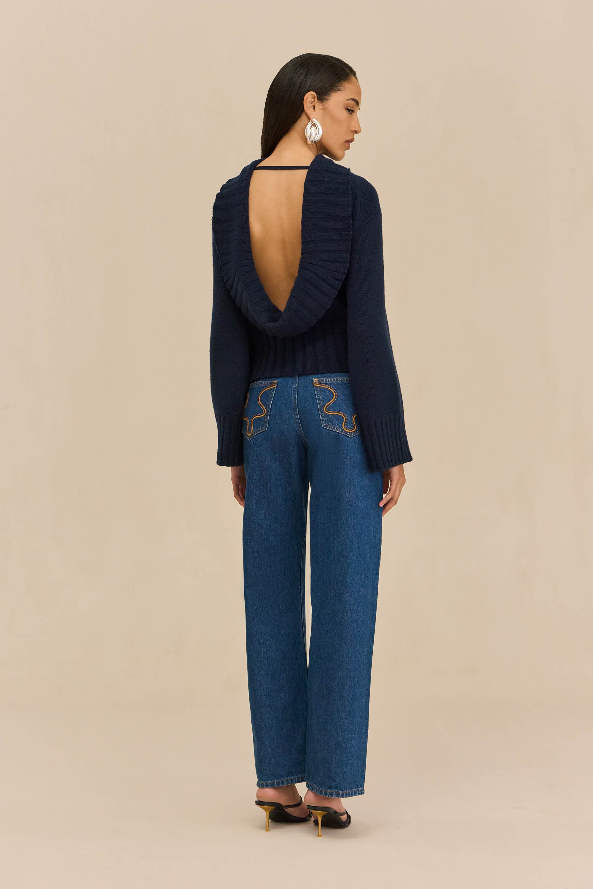 MILIKA SWEATER - DEEP LAKE