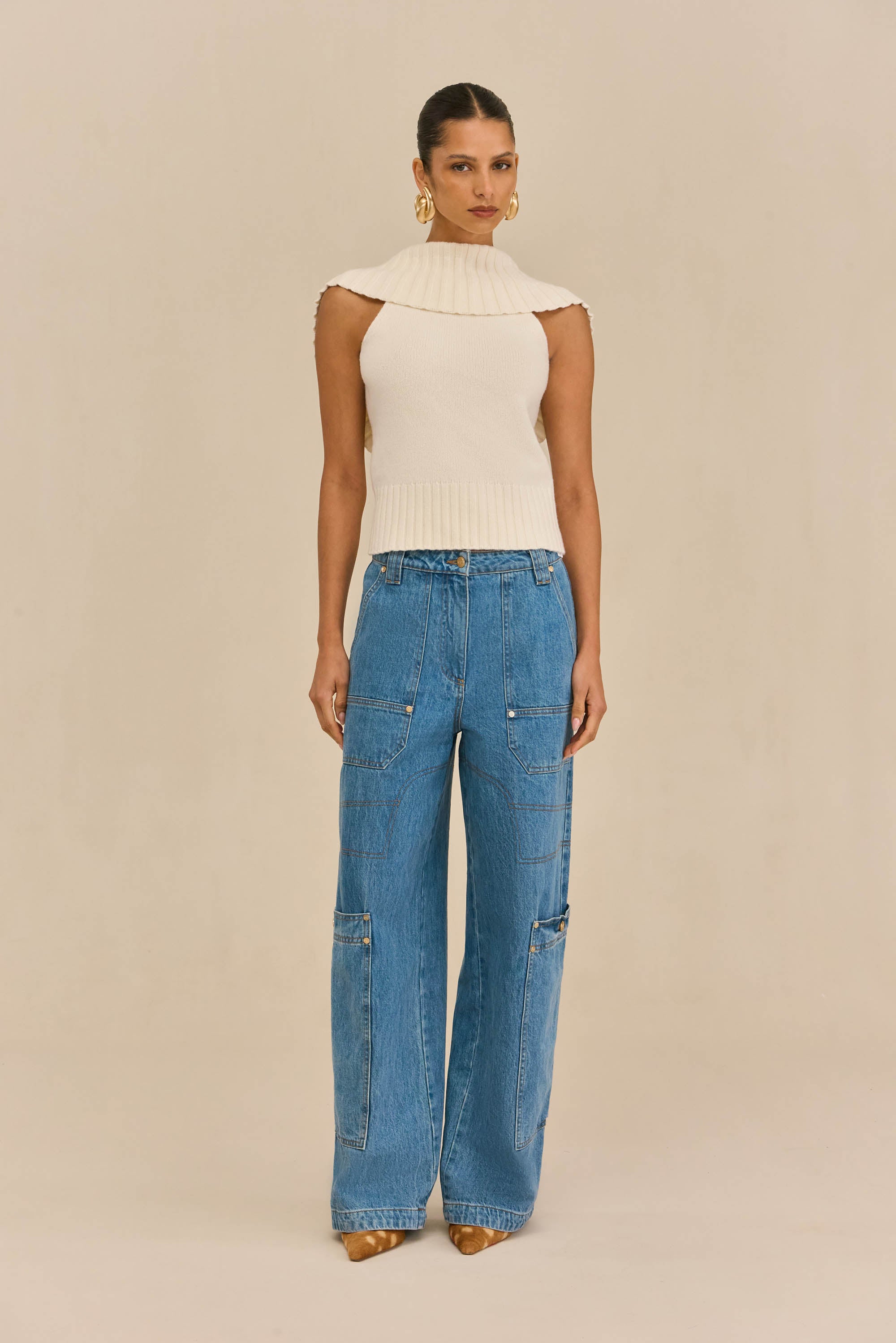 CHEN TOP - OFF WHITE