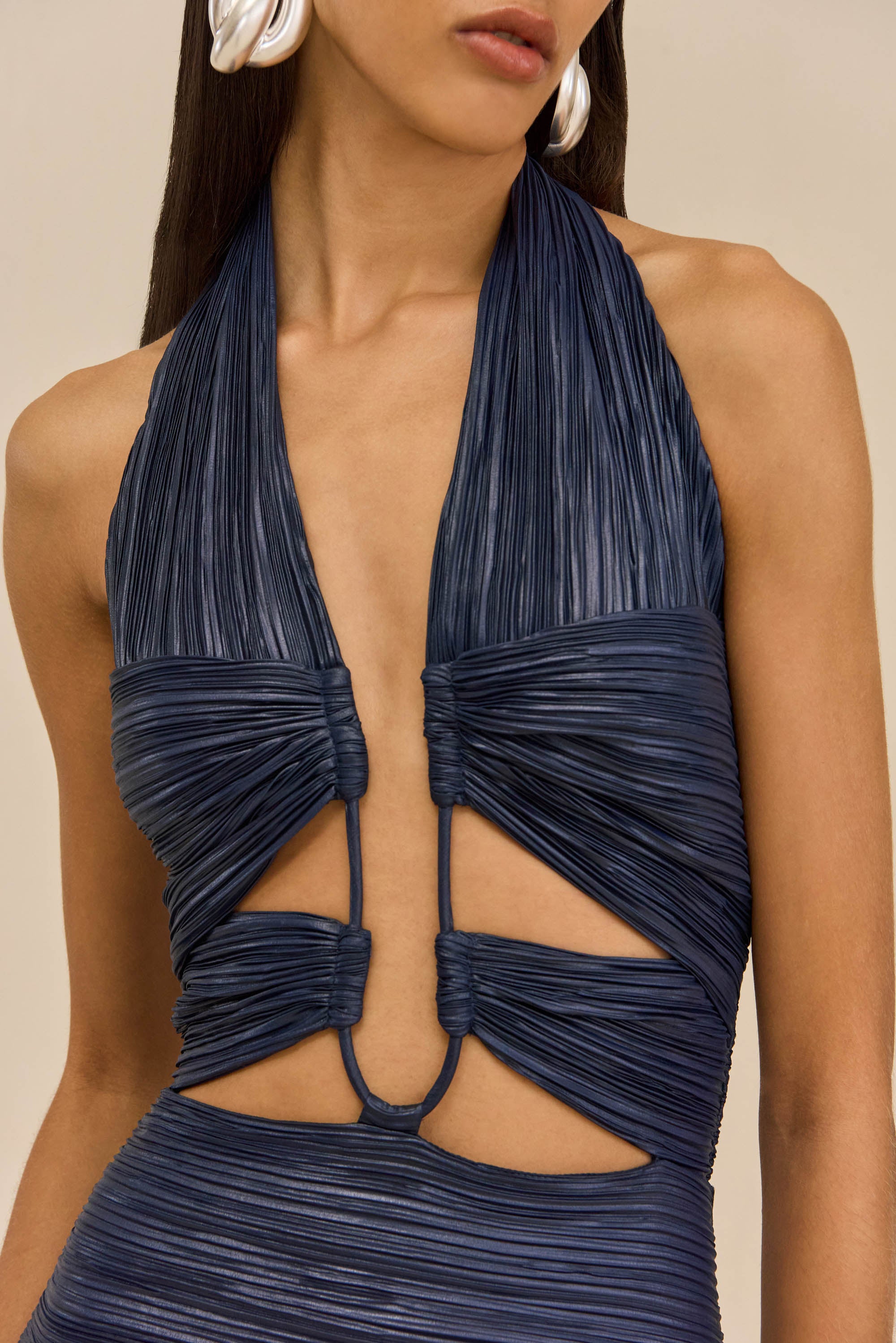 JAHZARA DRESS - DEEP LAKE