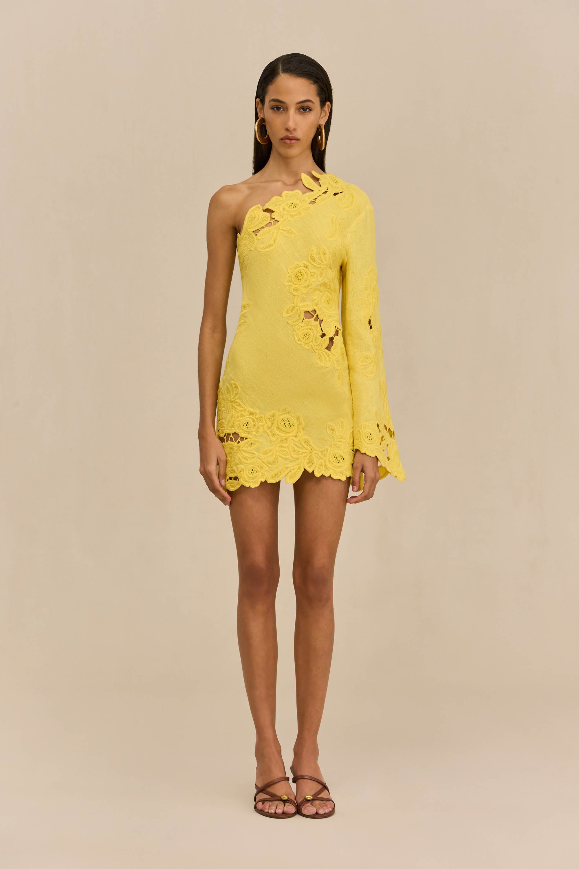MARLENA DRESS - CANARY