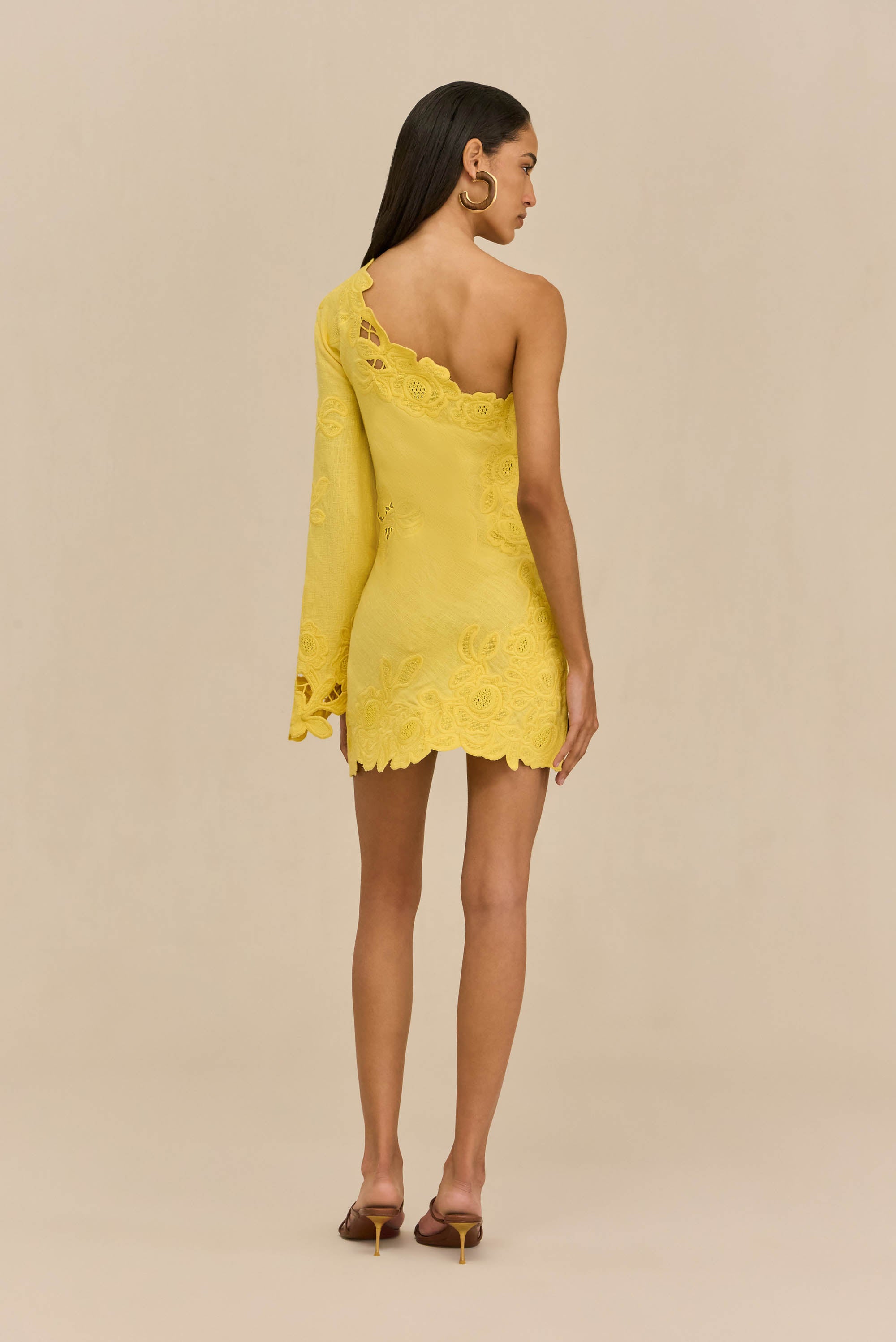 MARLENA DRESS - CANARY