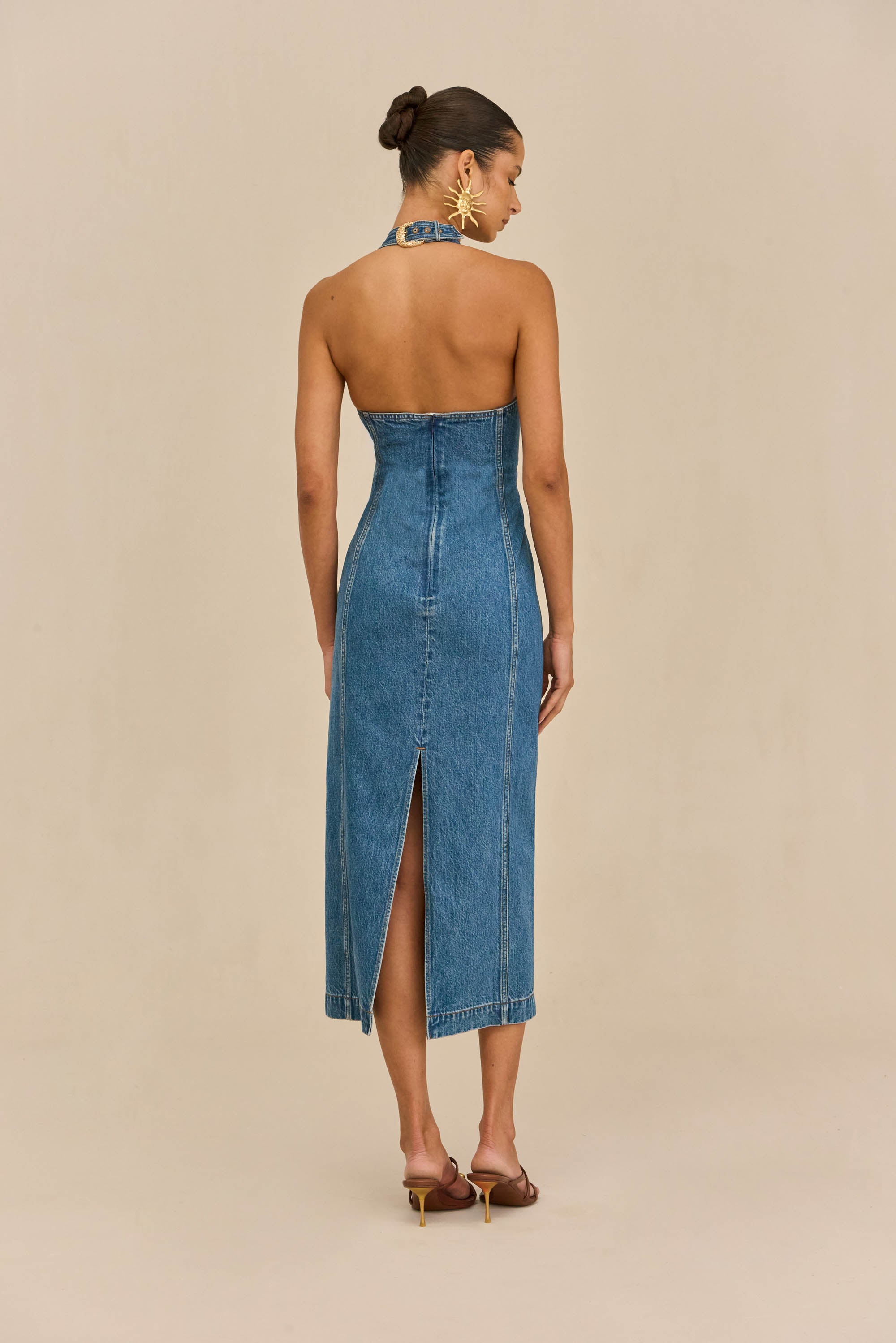 ESTELLE DRESS - STONE WASH