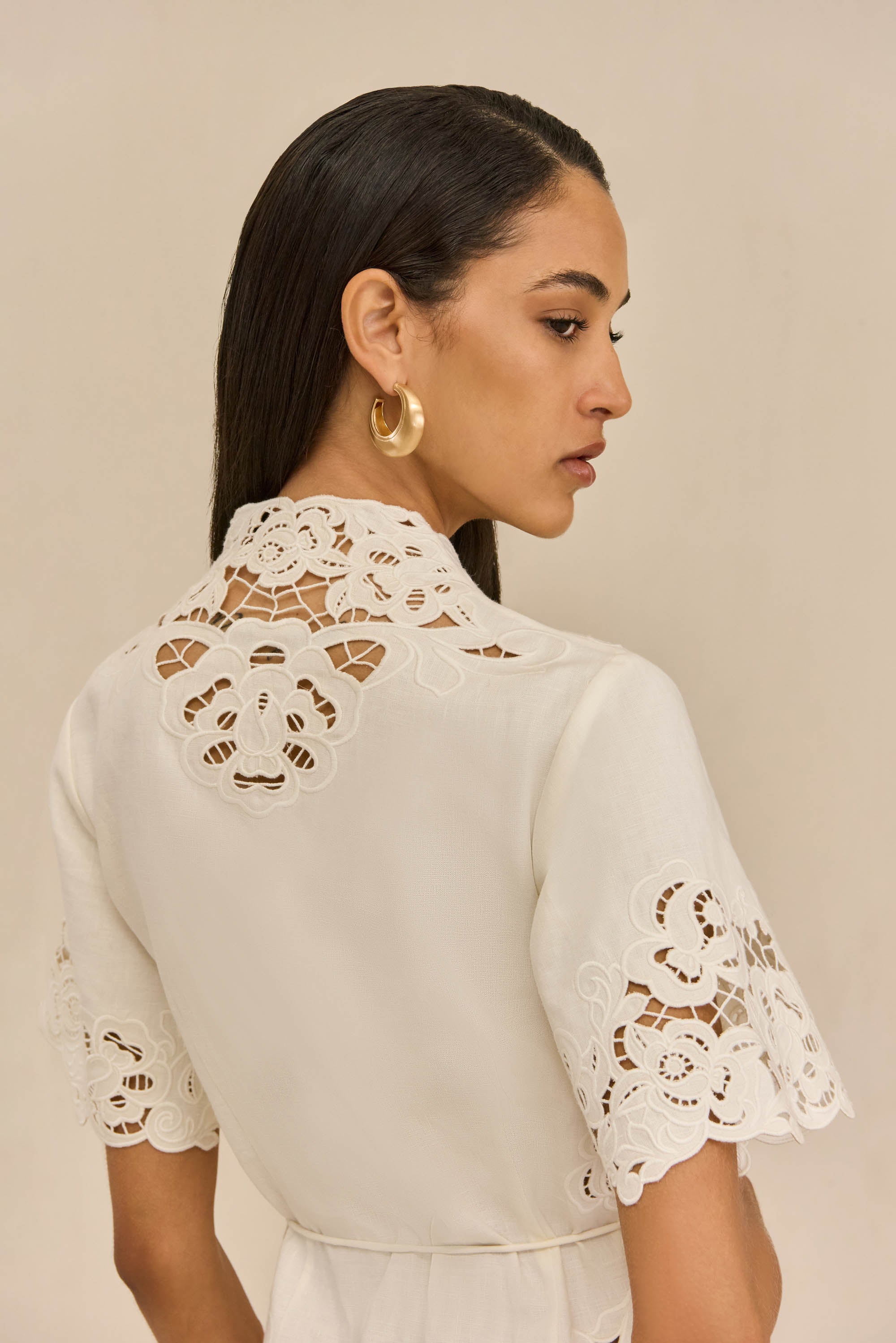 JABARI DRESS - OFF WHITE