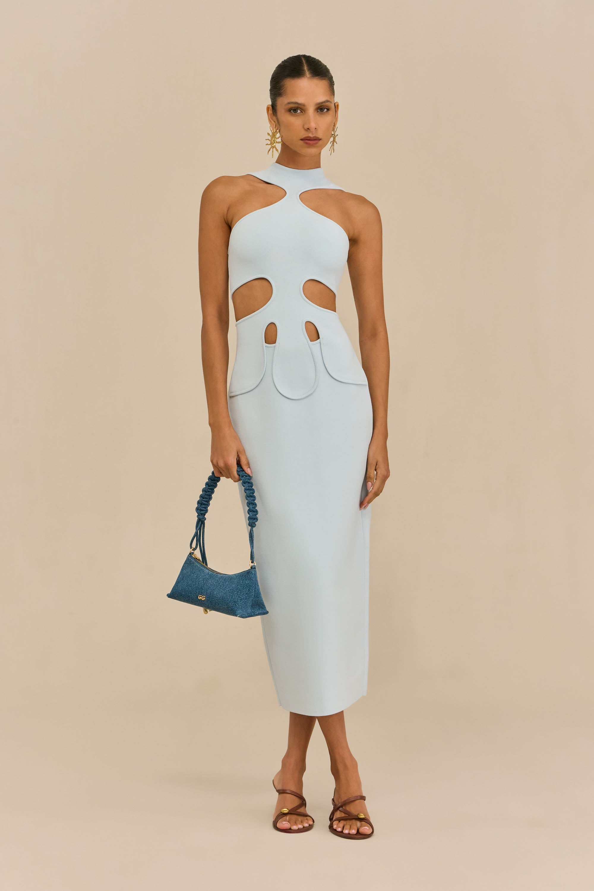 BAYLEE KNIT DRESS - BREEZE