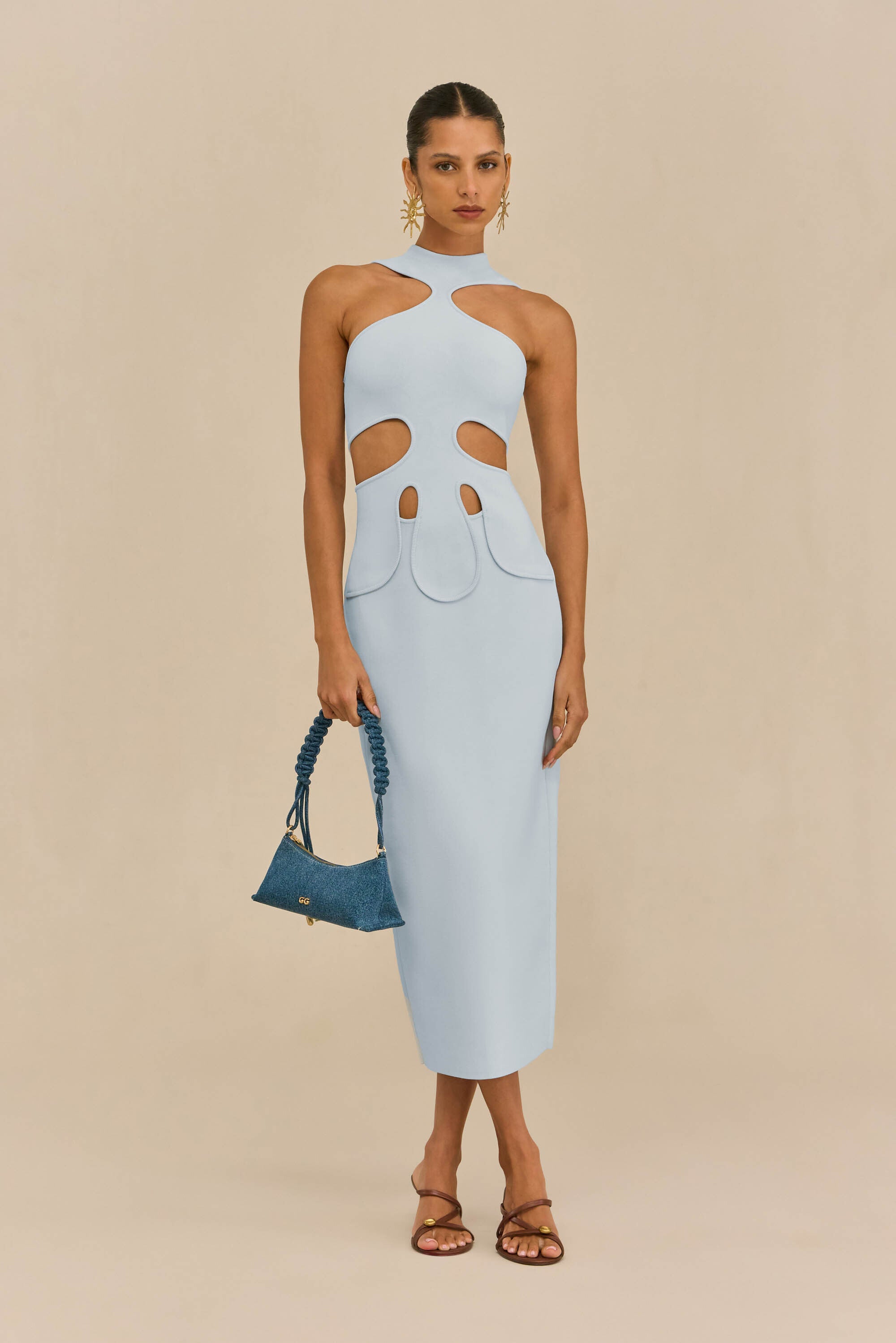 BAYLEE KNIT DRESS - BREEZE