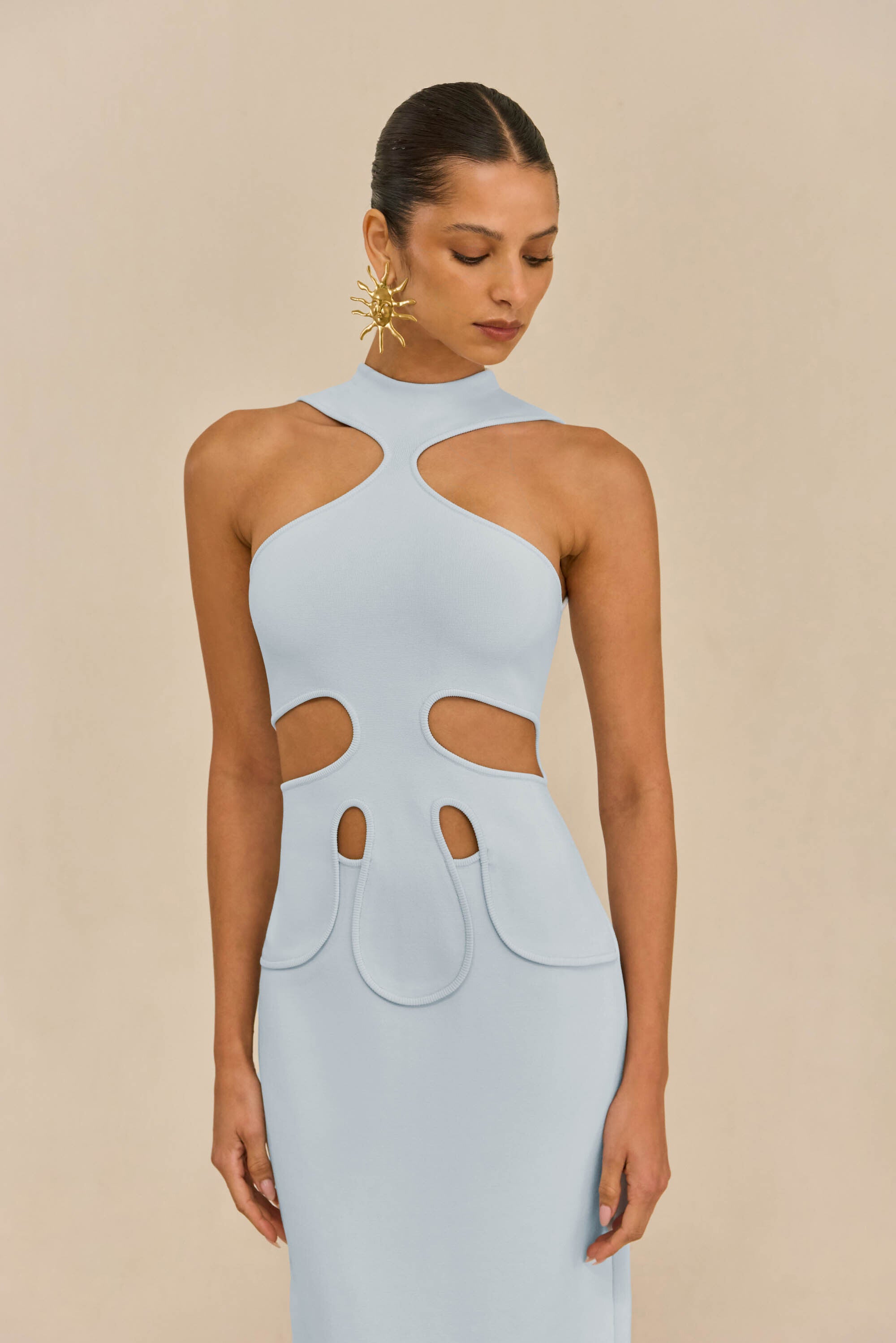 BAYLEE KNIT DRESS - BREEZE