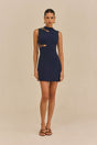 CALA KNIT DRESS - DEEP LAKE