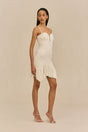HENLEY DRESS - OFF WHITE