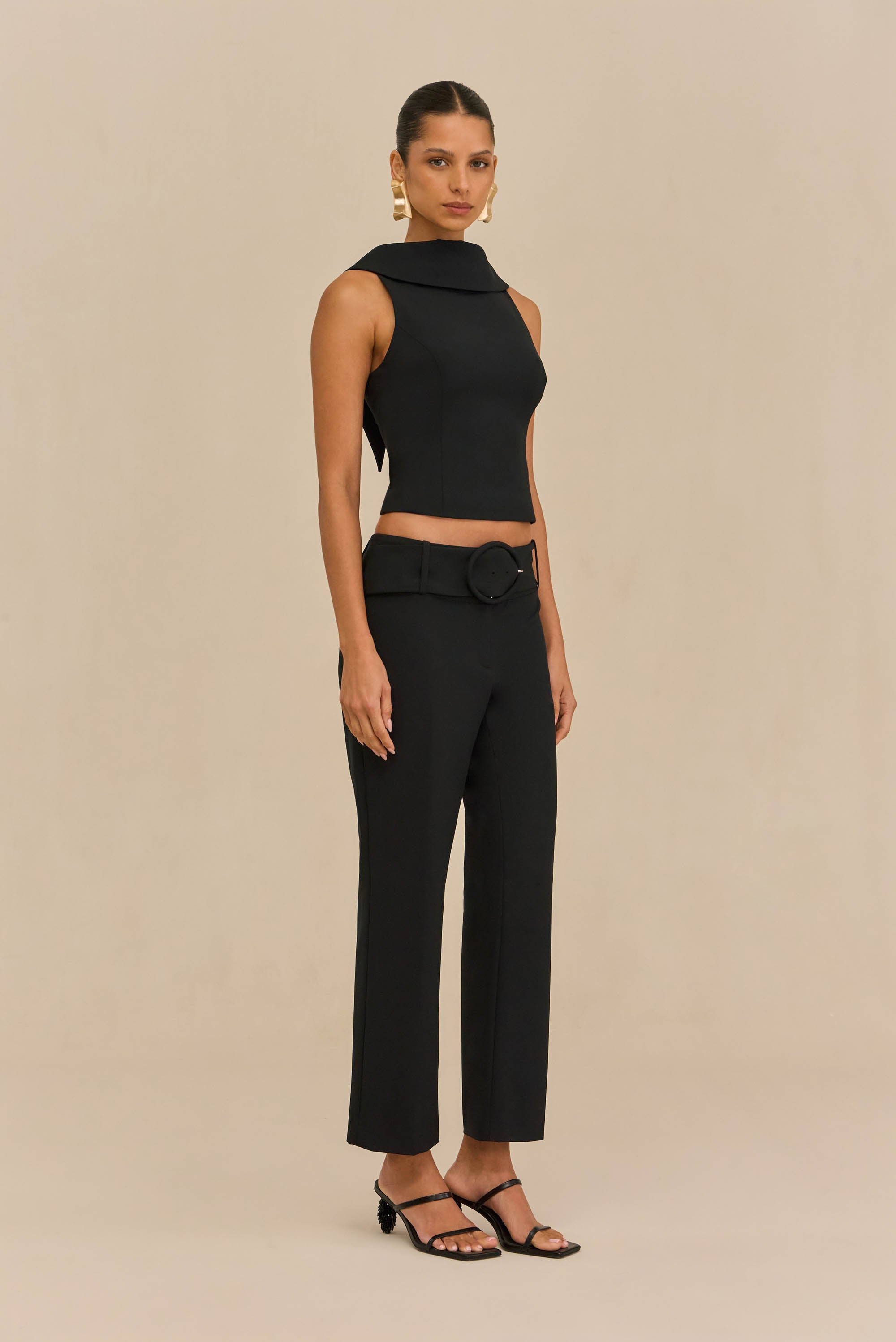 ZAKI PANT - BLACK