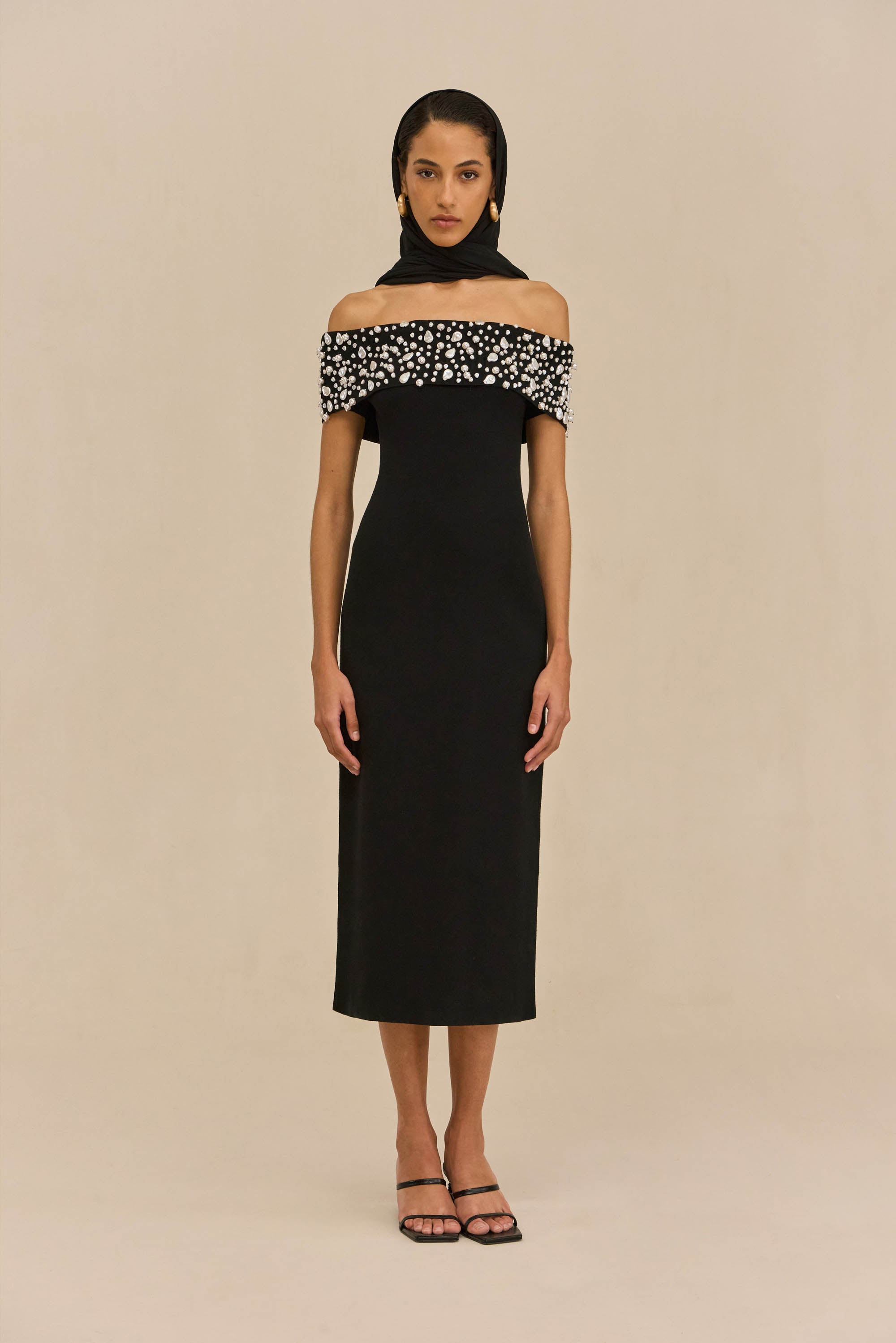 SUZIE KNIT DRESS - BLACK