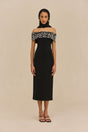 SUZIE KNIT DRESS - BLACK
